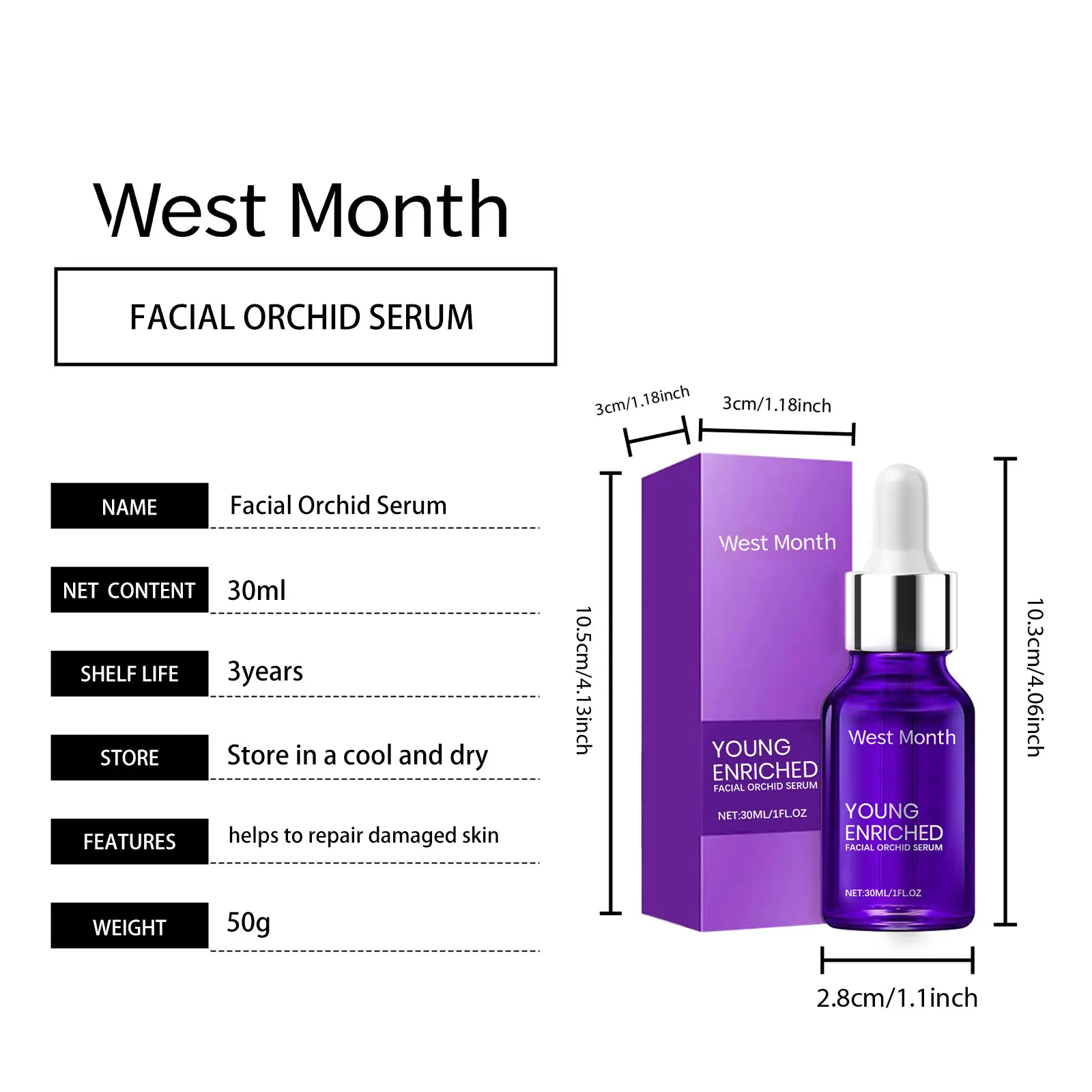 Moisturizing Essence for Firming and Brightening - West&Month 1 moisturizing essence firm brighten nourish tender West Month 617 9032