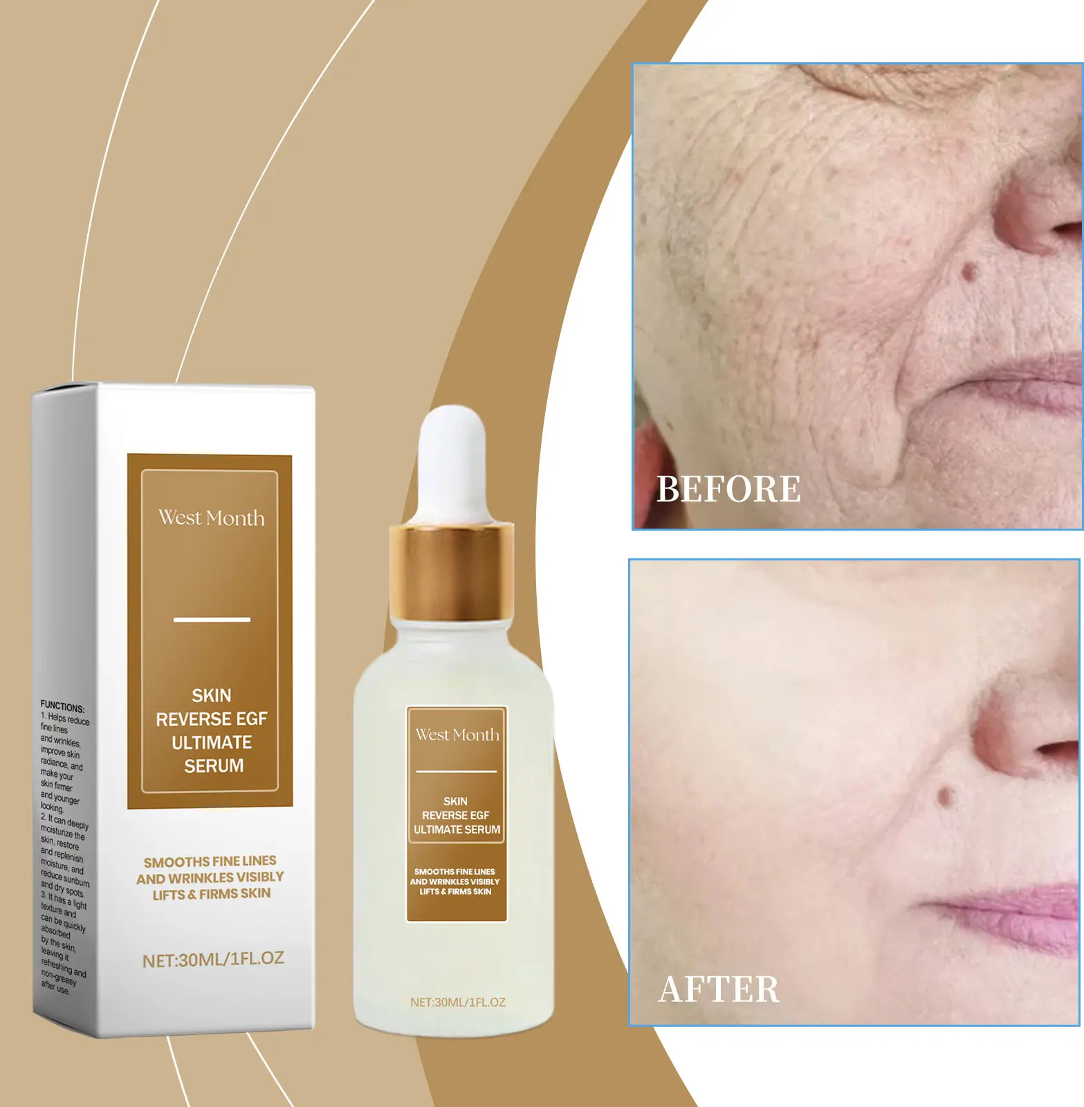 Moisturizing Firming Essence for Hydrating & Brightening - West&Month 2 moisturizing essence firm hydrate brighten West Month 488 7476