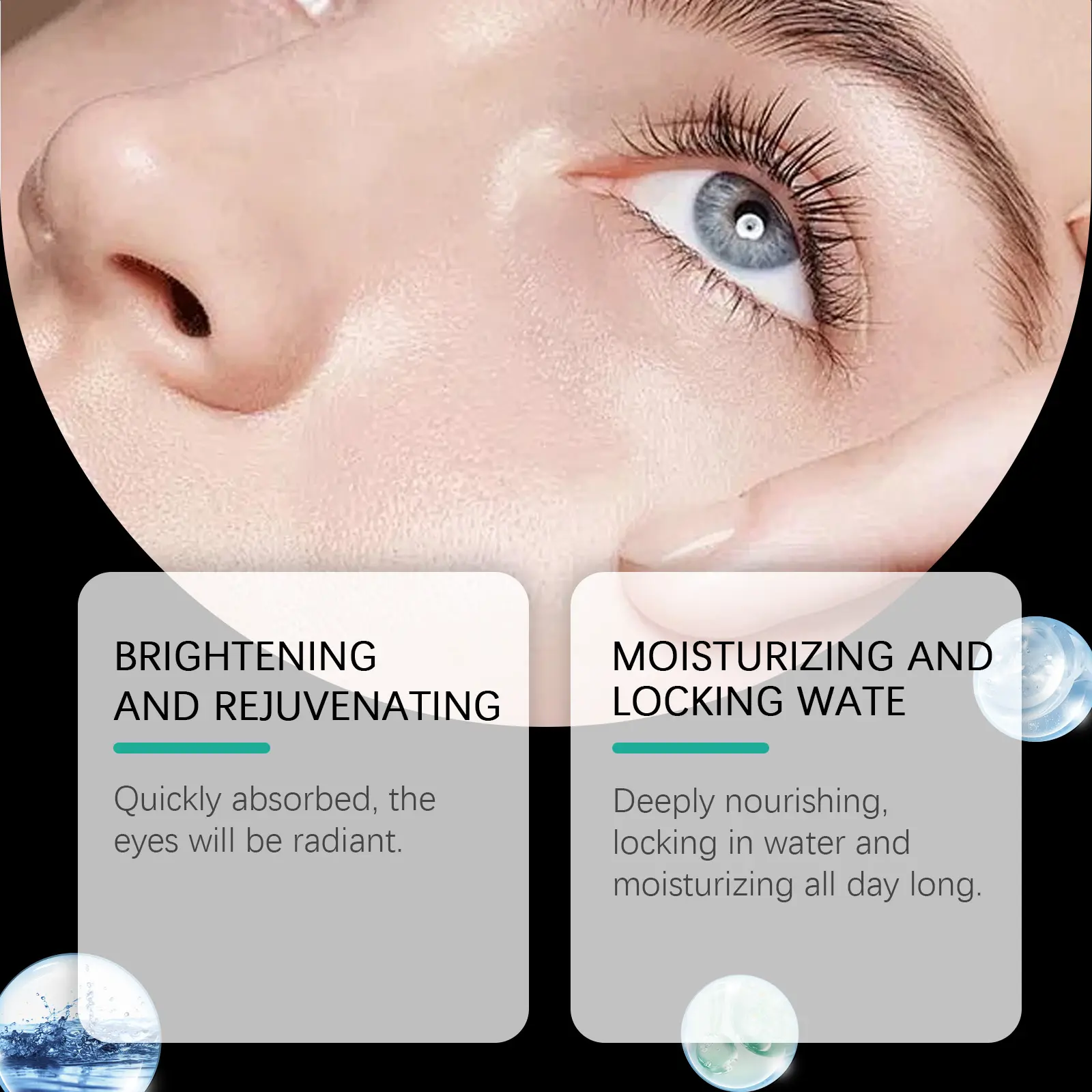 Moisturizing Eye Cream with Vitamin C for Brightening - West&Month 6 moisturizing eye cream gentle delicate daily West Month 467 7175