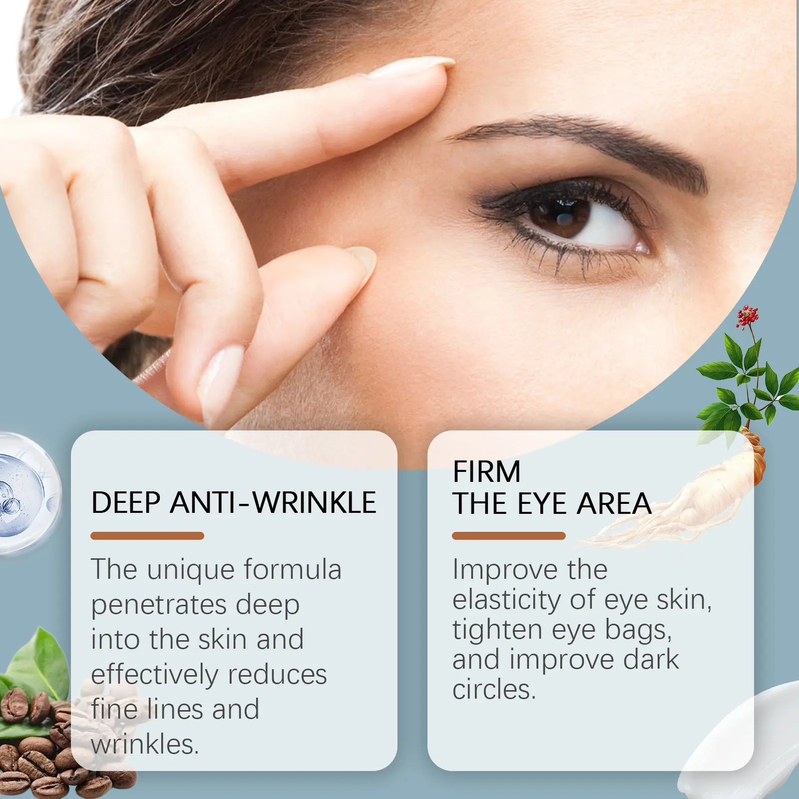 Moisturizing Eye Cream for Skin Lines and Glossy Skin - West 6 moisturizing eye cream moisturize lines gloss West Month 110 2502