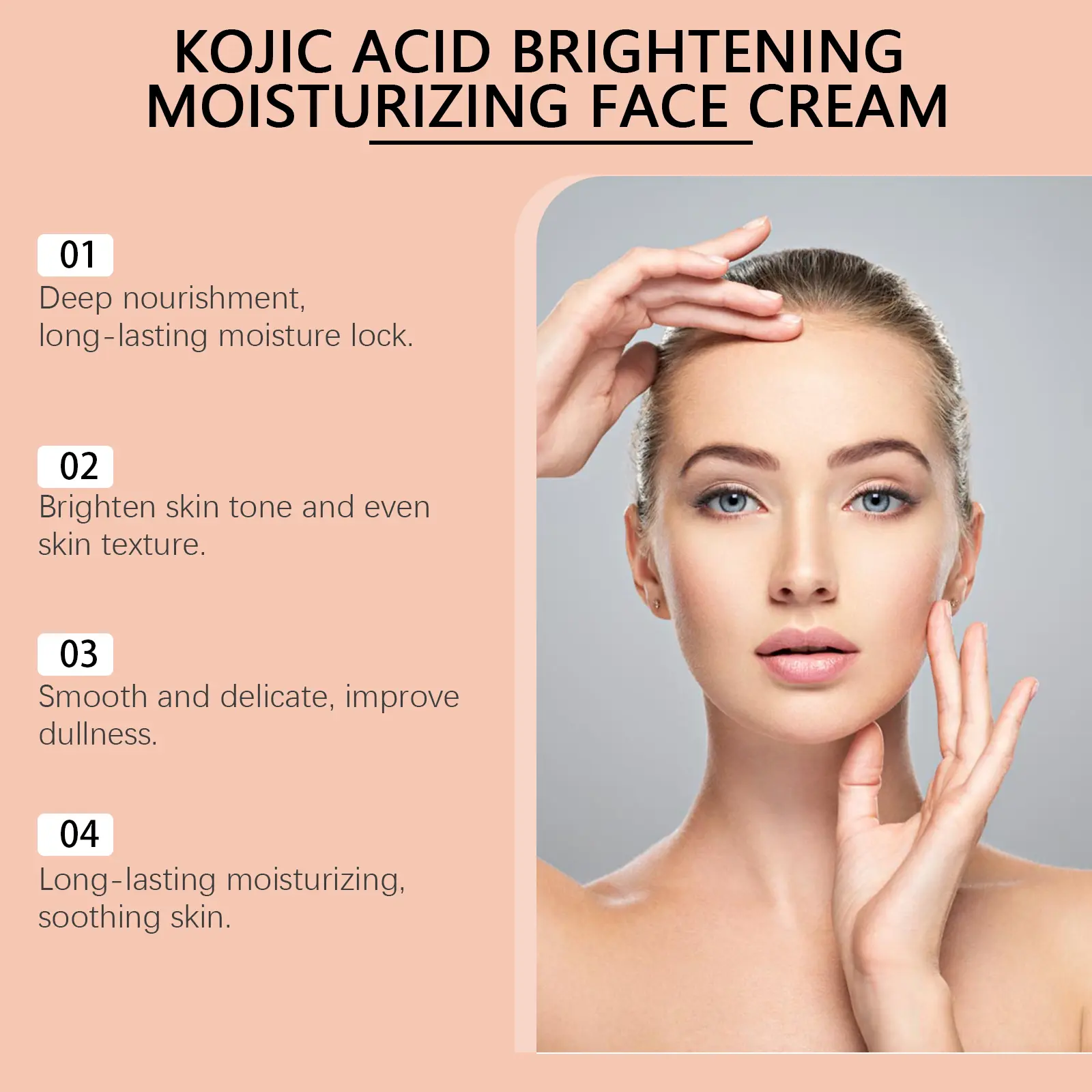 Moisturizing Face Cream for Bright & Hydrated Skin - West&Month 5 moisturizing face cream gentle bright moist West Month 067 1934