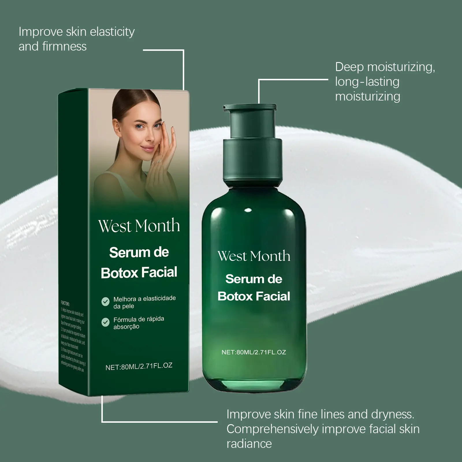Moisturizing Firming Essence for Hydrated Skin - West Month | West 6 moisturizing firming essence hydrate tender texture West Month 457 7034