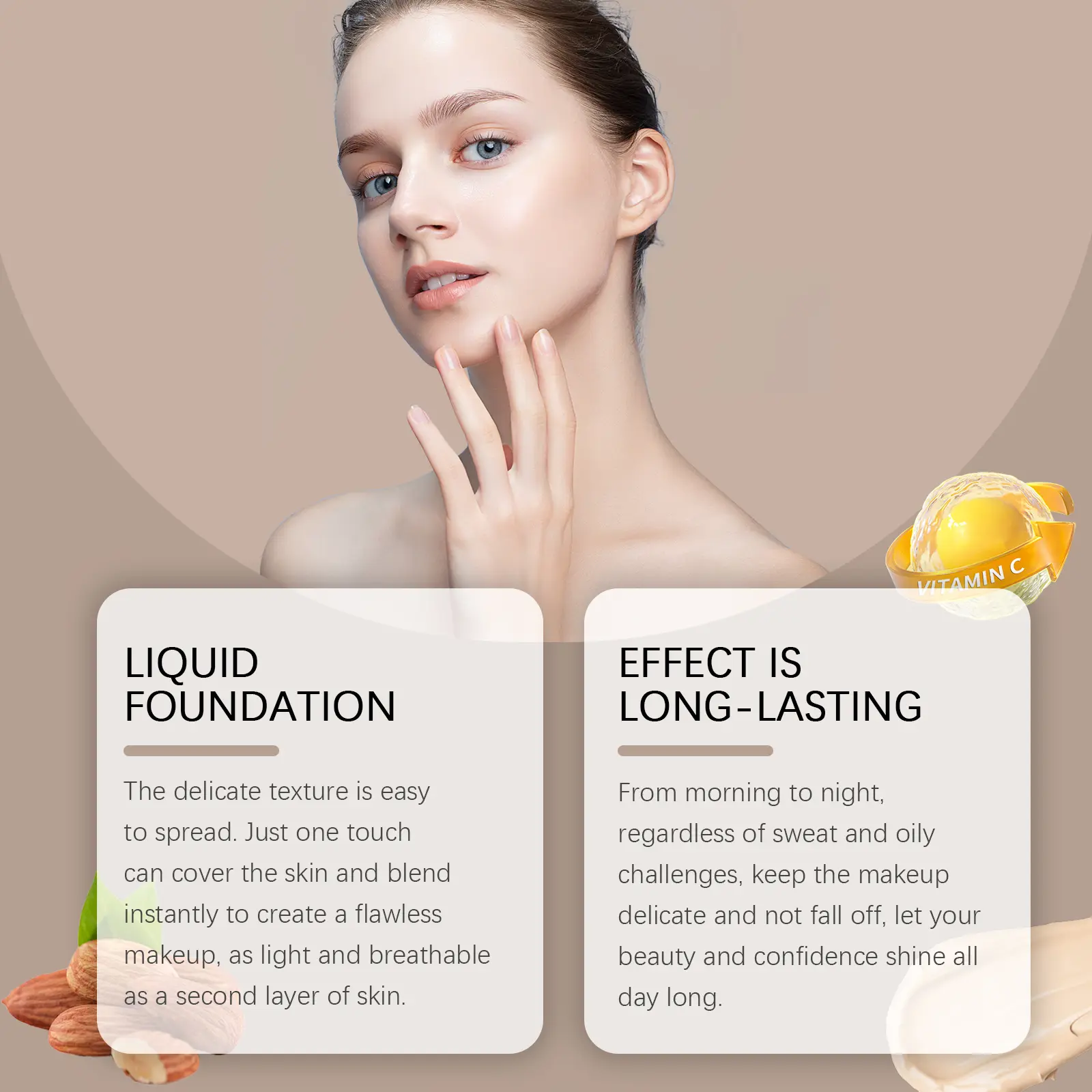 Moisturizing Foundation Lotion: Hydrating & Long-Lasting - West 7 moisturizing foundation daily refresh hydrate long lasting West Month 489 7495