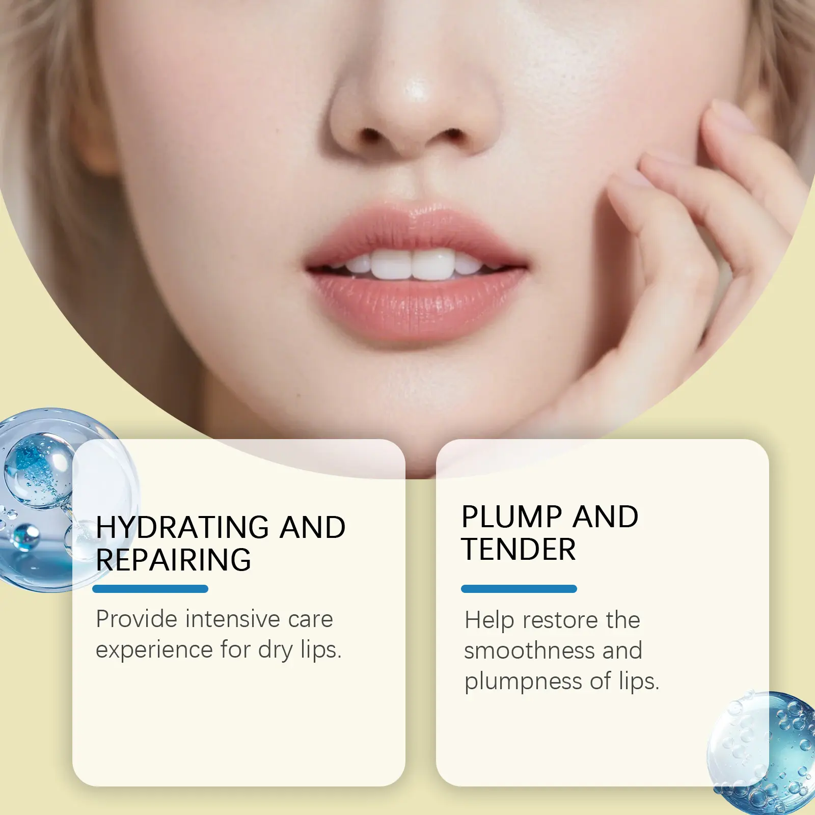 Moisturizing Plumping Lip Mask for Soft & Smooth Lips - West Month 9 moisturizing lip mask nourish soft daily West Month 814 11278