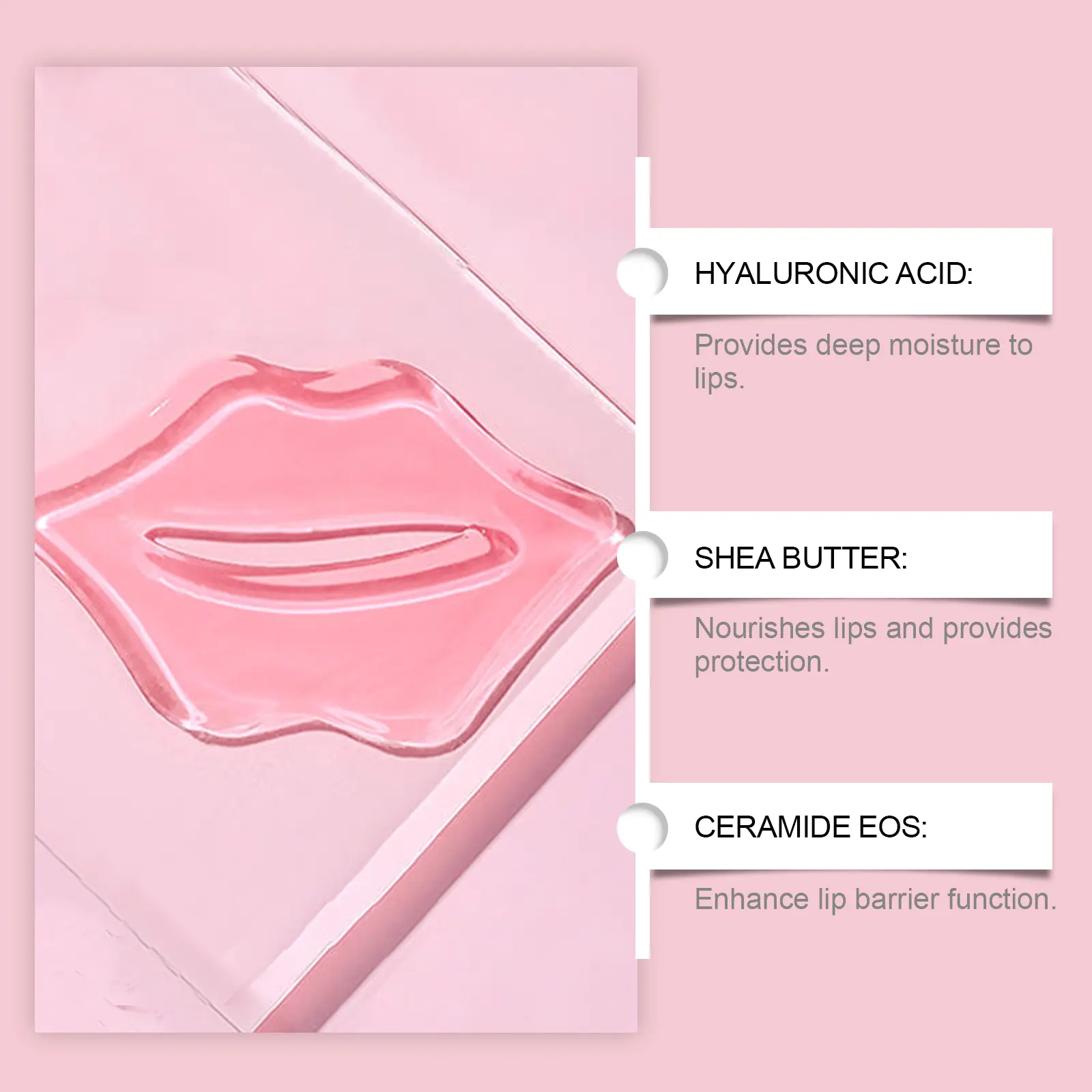 Moisturizing Lip Mask Gel for Deep Hydration - West&Month 5 moisturizing lip mask reduce lines protective West Month 542 8266