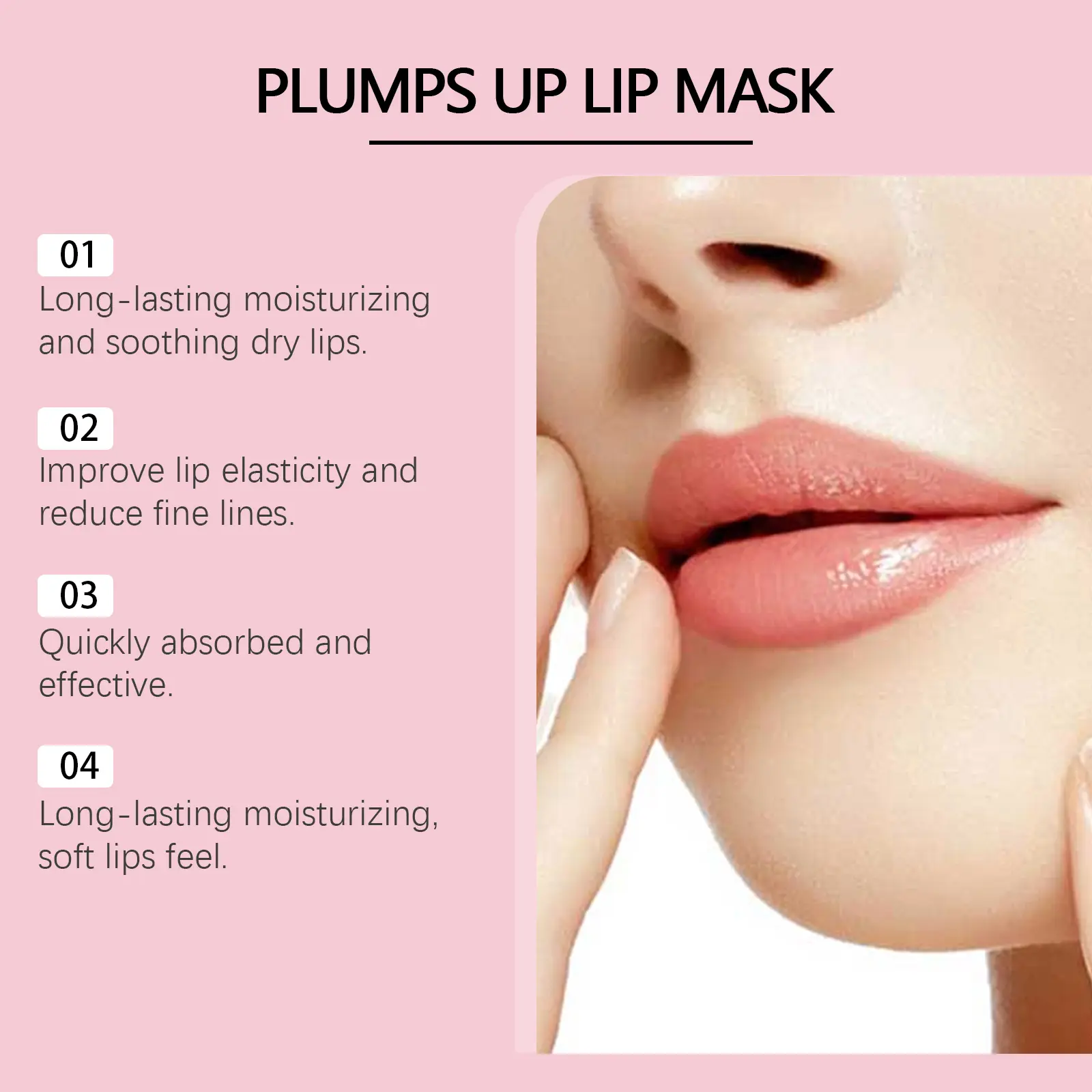 Moisturizing Lip Mask Gel for Deep Hydration - West&Month 7 moisturizing lip mask reduce lines protective West Month 542 8267