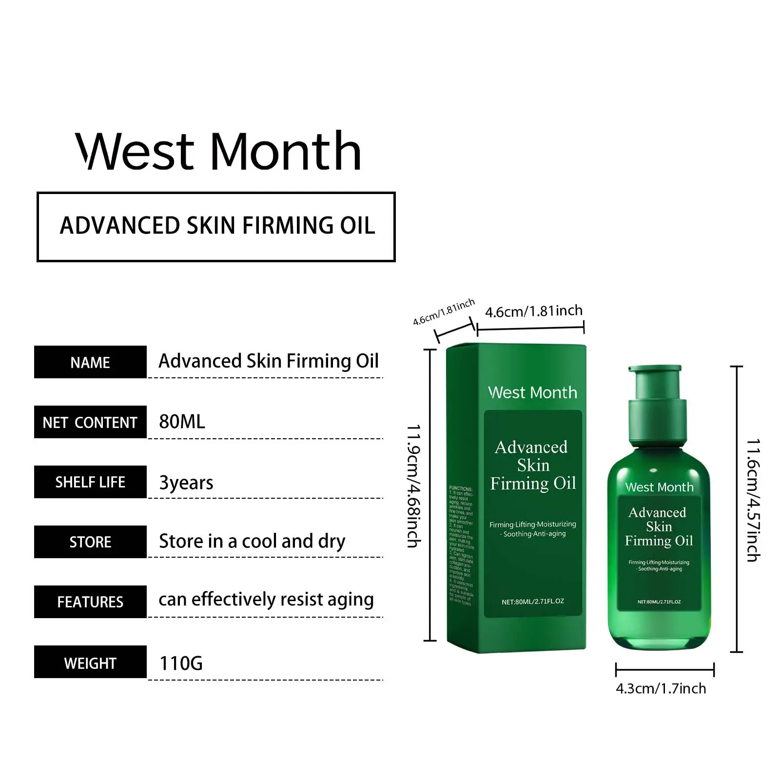 Moisturizing Essential Oil for Deep Hydration - West&Month 1 moisturizing skin oil gentle daily facial body West Month 560 8457