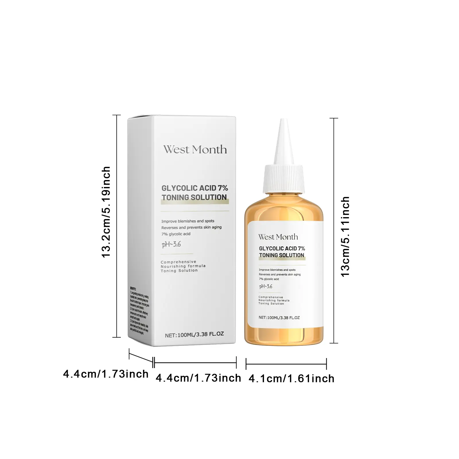 Moisturizing Toner for Acne-Prone Skin - Hydrating & Soothing - West&Month 1 moisturizing toner gently clean acne hydrate West Month 455 7002