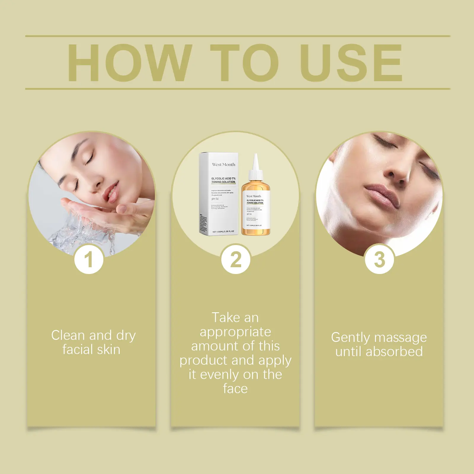 Moisturizing Toner for Acne-Prone Skin - Hydrating & Soothing - West&Month 4 moisturizing toner gently clean acne hydrate West Month 455 7005