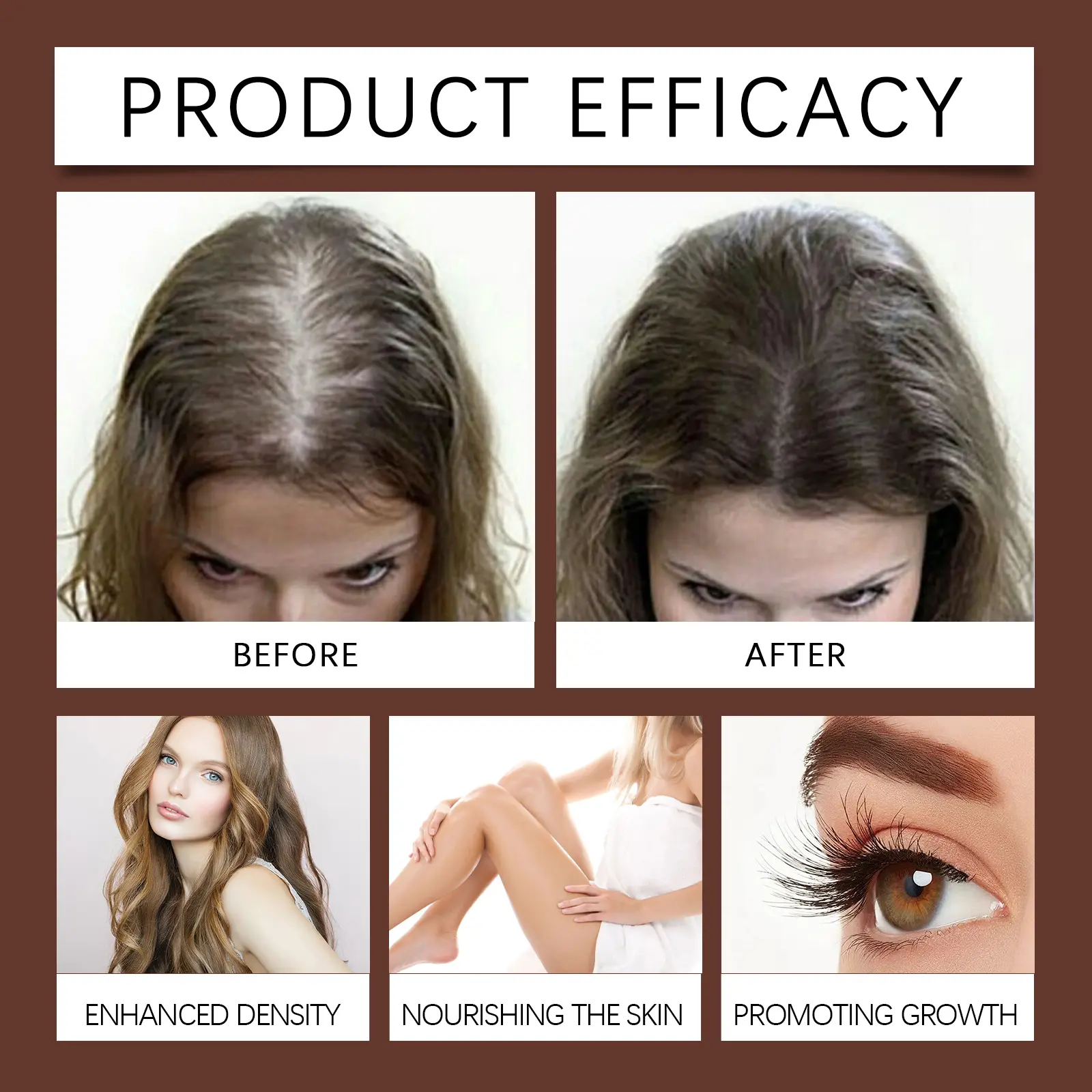 All-In-One Castor Oil for Skin, Eyelashes & Eyebrows - West&Month 9 multi effect castor oil moisturize eyelash eyebrow West Month 290 4774
