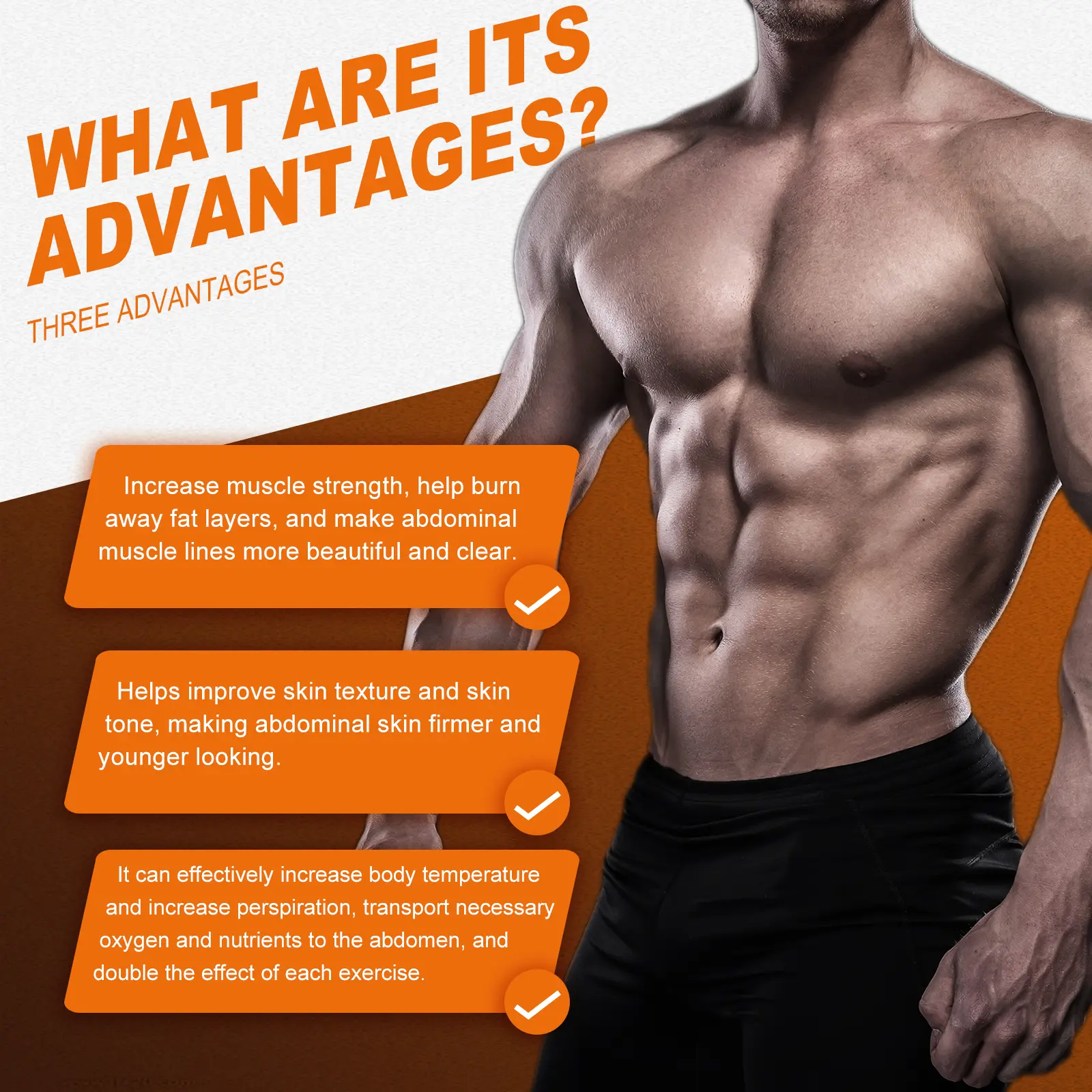 Men's Muscle Care Cream for Abs & Tummy Tightening - West 5 muscle care cream men abs tightening massage West Month 050 1733