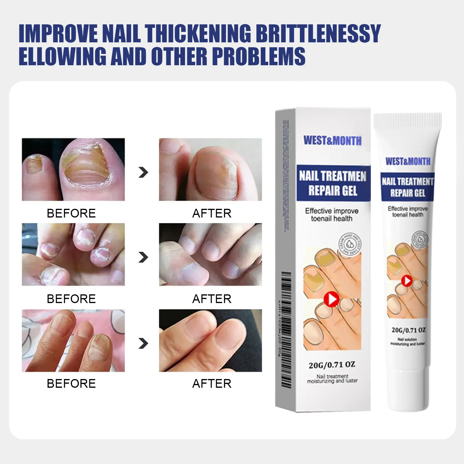 Nail Care Cream for Gentle Shine and Moisture - West Month - West 9 nail care cream clean soft shine nails West Month 419 6512