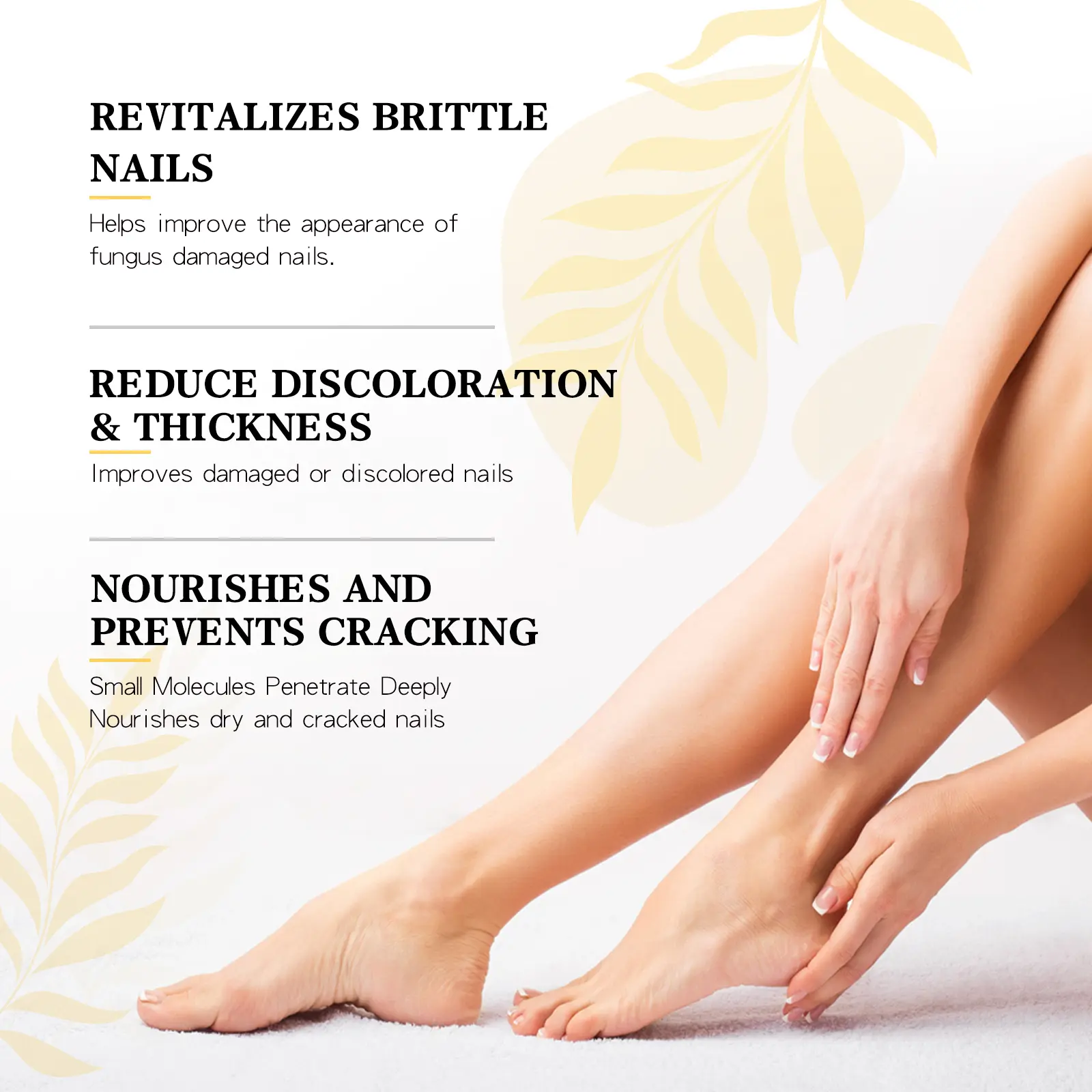 Nail Care Essence for Damaged & Discolored Nails - West&Month 5 nail care essence clean soft bright nails West Month 355 5620