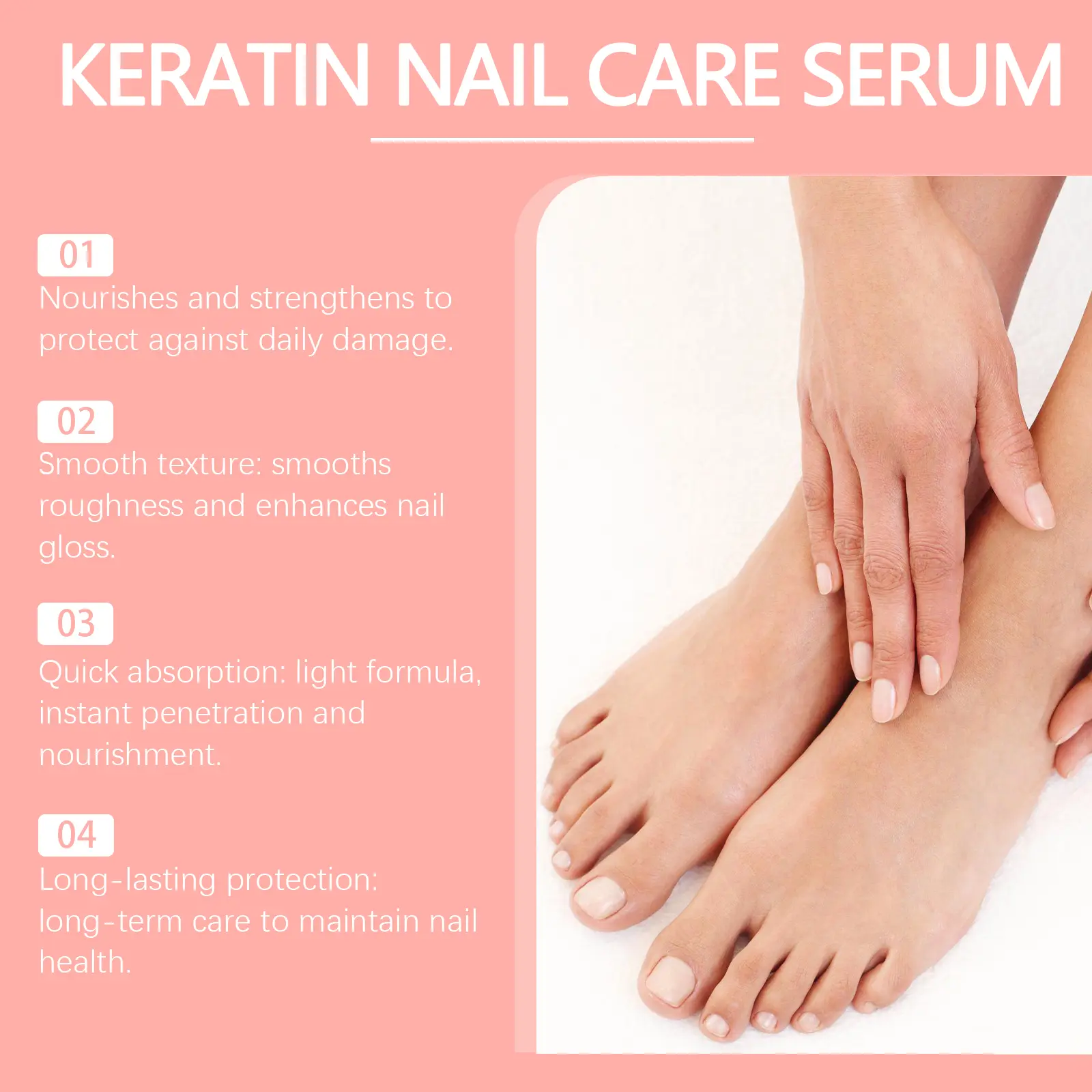 Nail Care Essence Moisturizing & Strengthening Treatment - West&Month 5 nail care essence moisturize cure fingernails West Month 477 7319