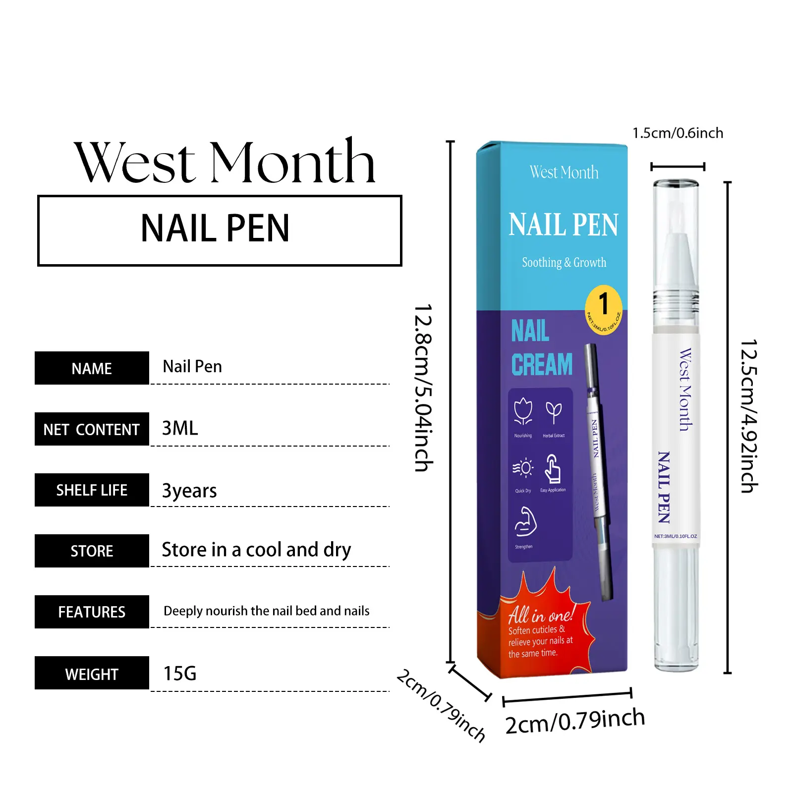 Nail Repair Solution for Damaged Nails by West 1 nail repair solution daily repair damaged nails West Month 072 1998