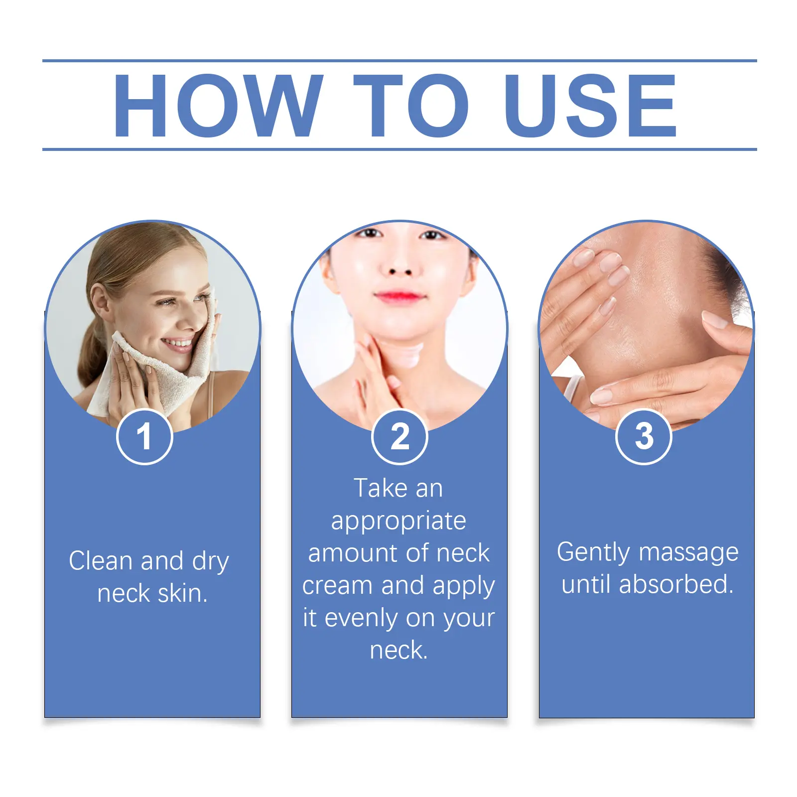 Neck Firming Cream for Lines and Elasticity - West&Month 3 neck firming cream nourish lines improve elasticity West Month 136 2811