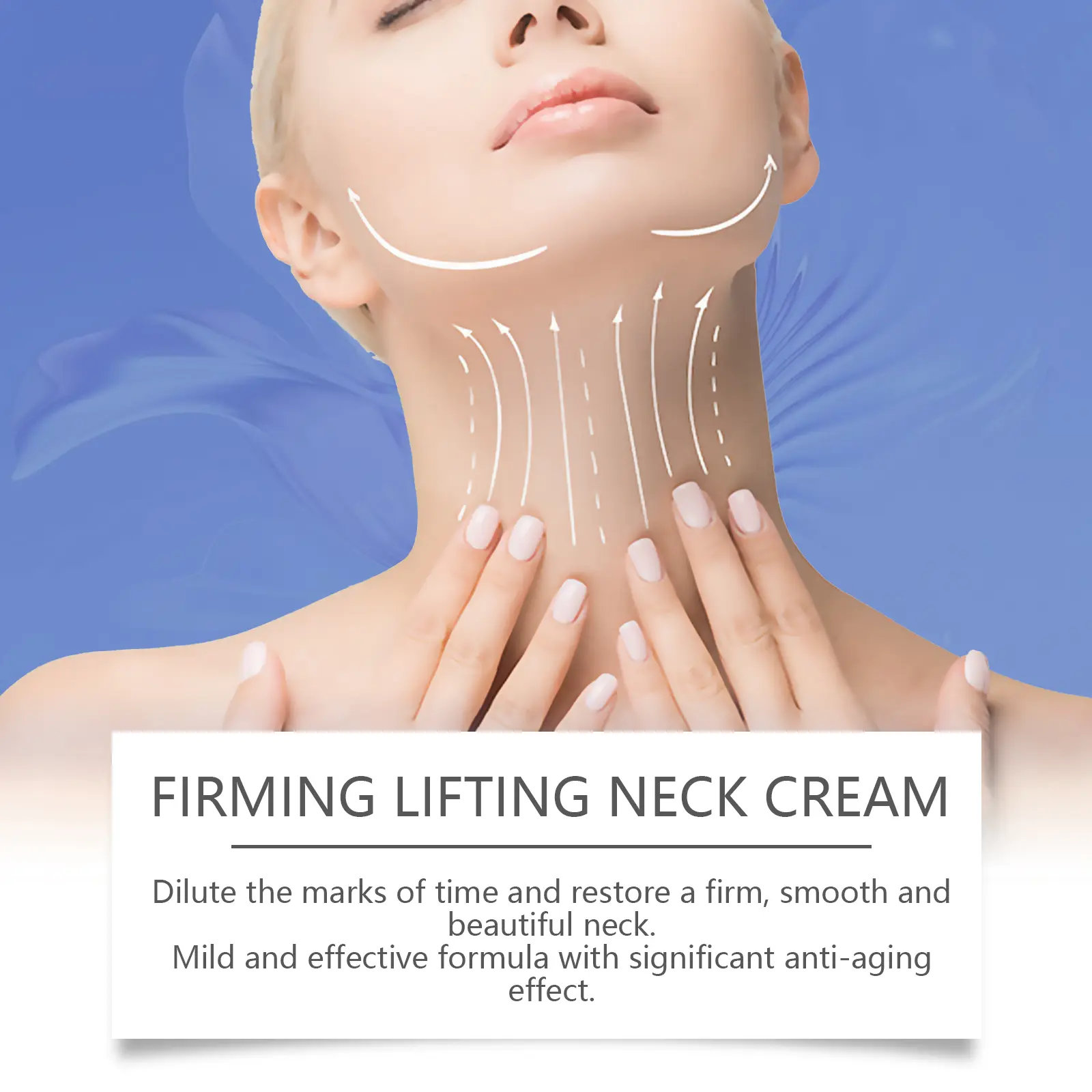 Neck Firming Cream for Lines and Elasticity - West&Month 6 neck firming cream nourish lines improve elasticity West Month 136 2814