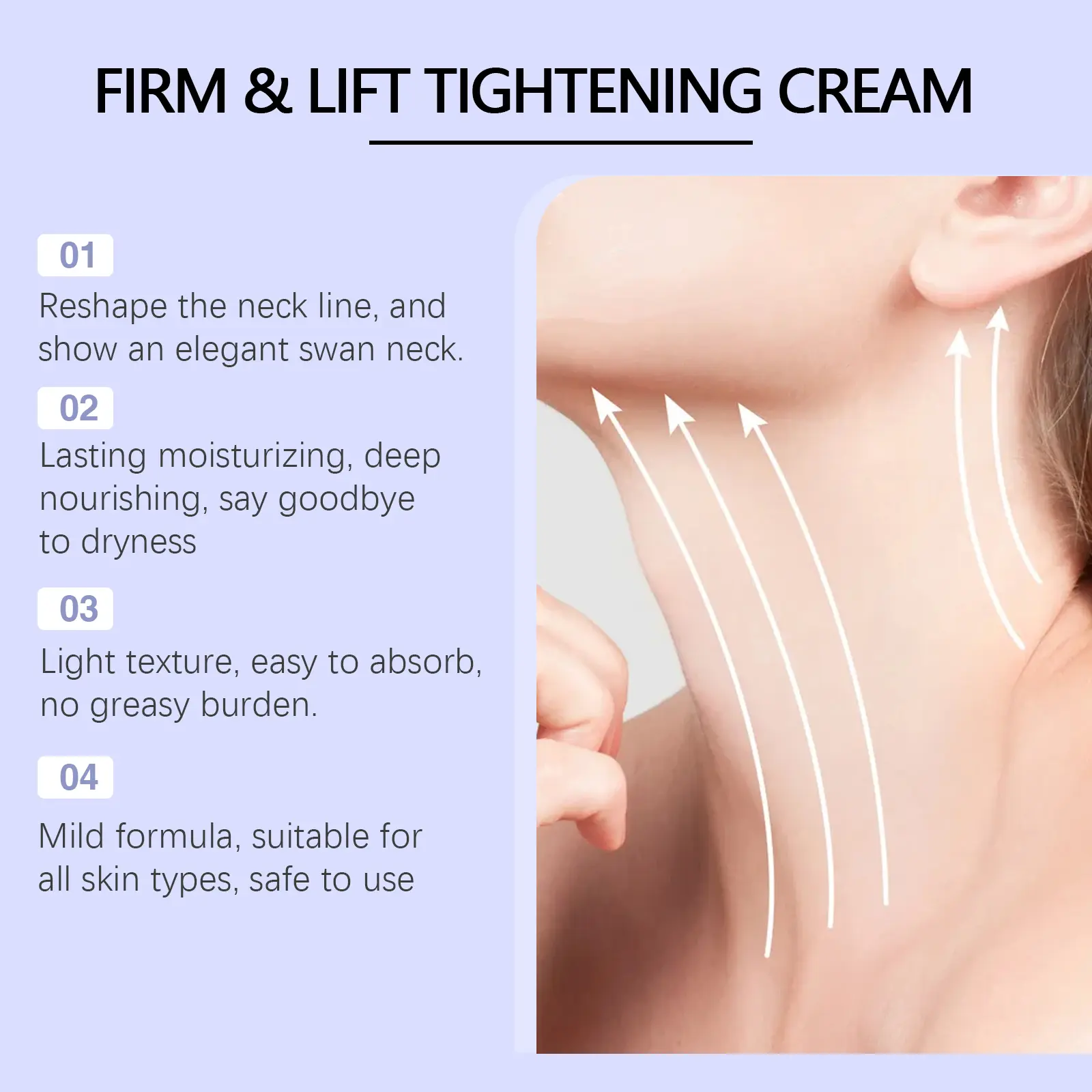Neck Firming Cream for Hydrating & Nourishing Care - West&Month 5 neck firming cream refresh moisturize nourish West Month 454 6991