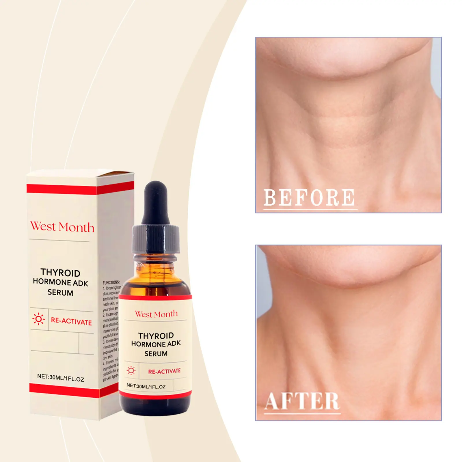 Neck Moisturizing Treatment Essence for Elastic Skin - West&Month 2 neck moisturizing essence nourish elastic skin West Month 491 7520
