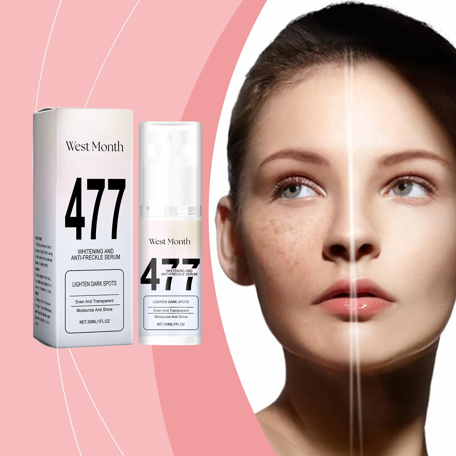 Niacinamide Skin Care Essence for Radiant, Even Skin Tone - West&Month 2 niacinamide essence nourish moisturize skin West Month 514 7854