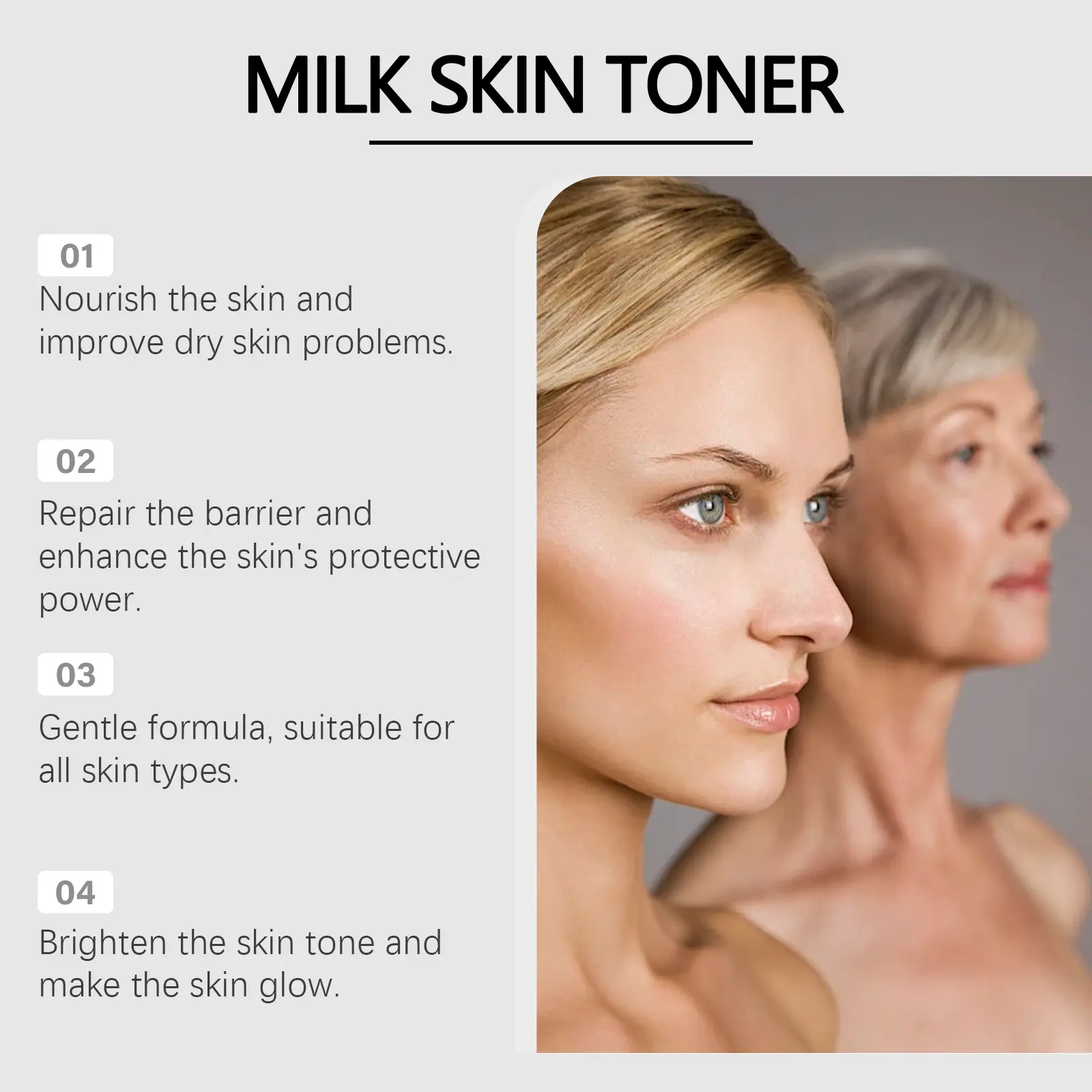 Niacinamide Toner for Hydrating & Brightening Skin - West&Month 8 niacinamide toner nourish protect brighten West Month 106 2453