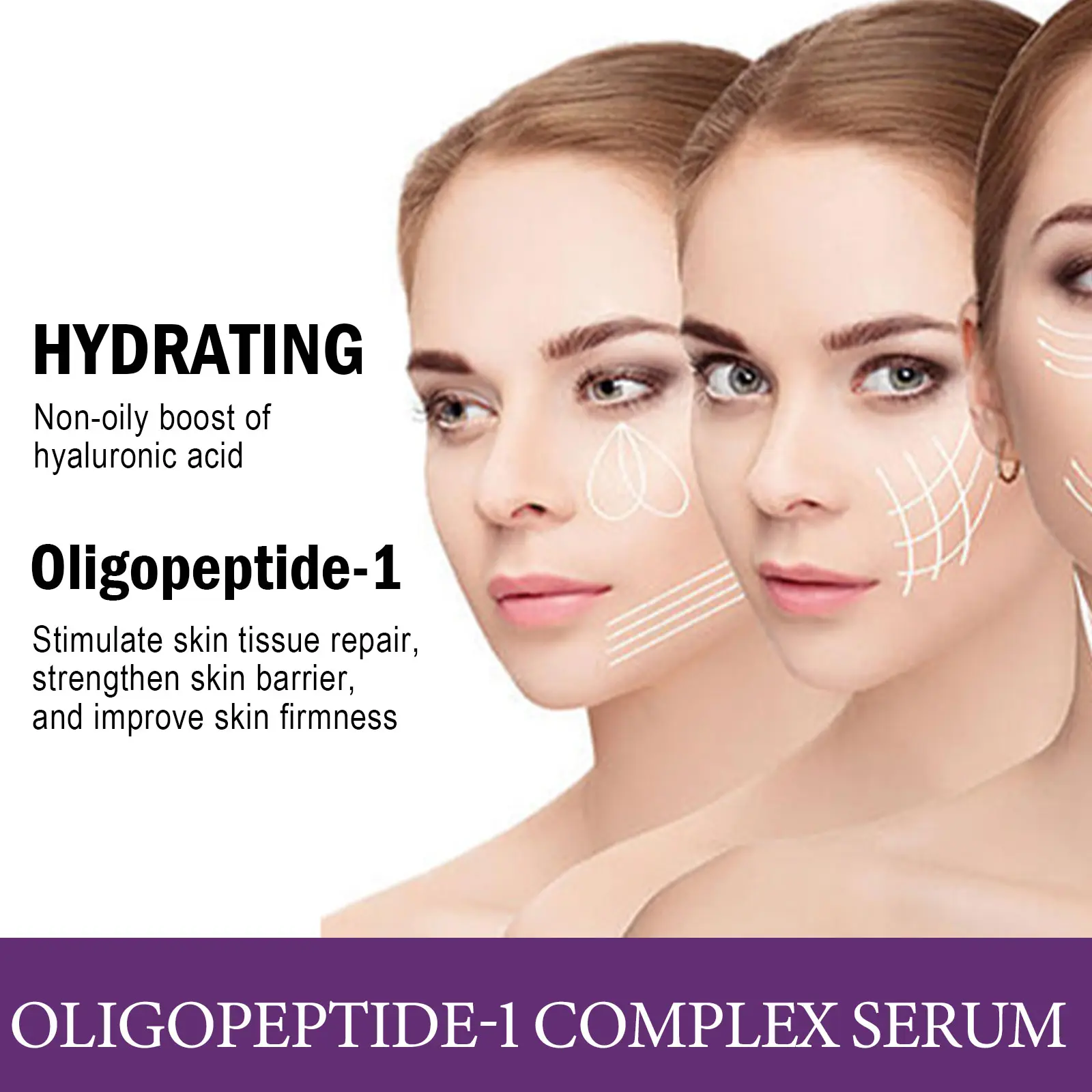 Oligopeptide-1 Complex Serum for Fine Lines & Firming - West&Month 6 oligopeptide 1 serum lighten lines moisturize firm West Month 439 6780