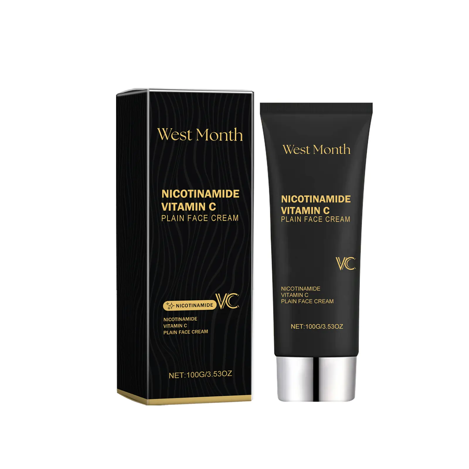 West&Month Plain Face Cream Review: My Honest Thoughts After 4 Weeks 1 West&Month Face Cream bottle on my bathroom counter