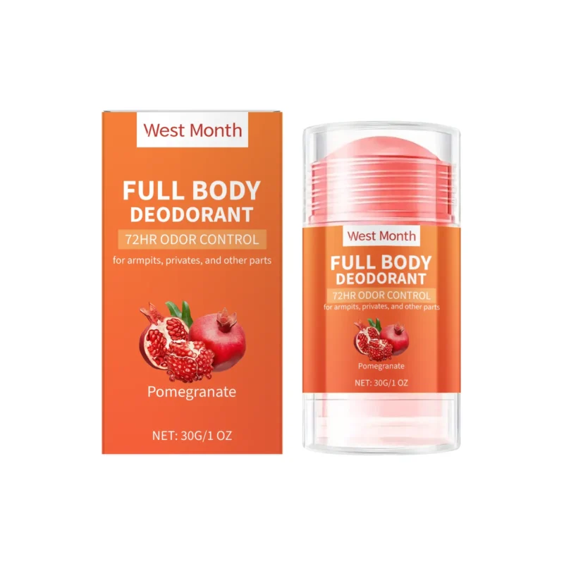 pomegranate-deodorant-stick-portable-fresh-West-Month-801-11108 pomegranate deodorant stick portable fresh West Month 801 11108