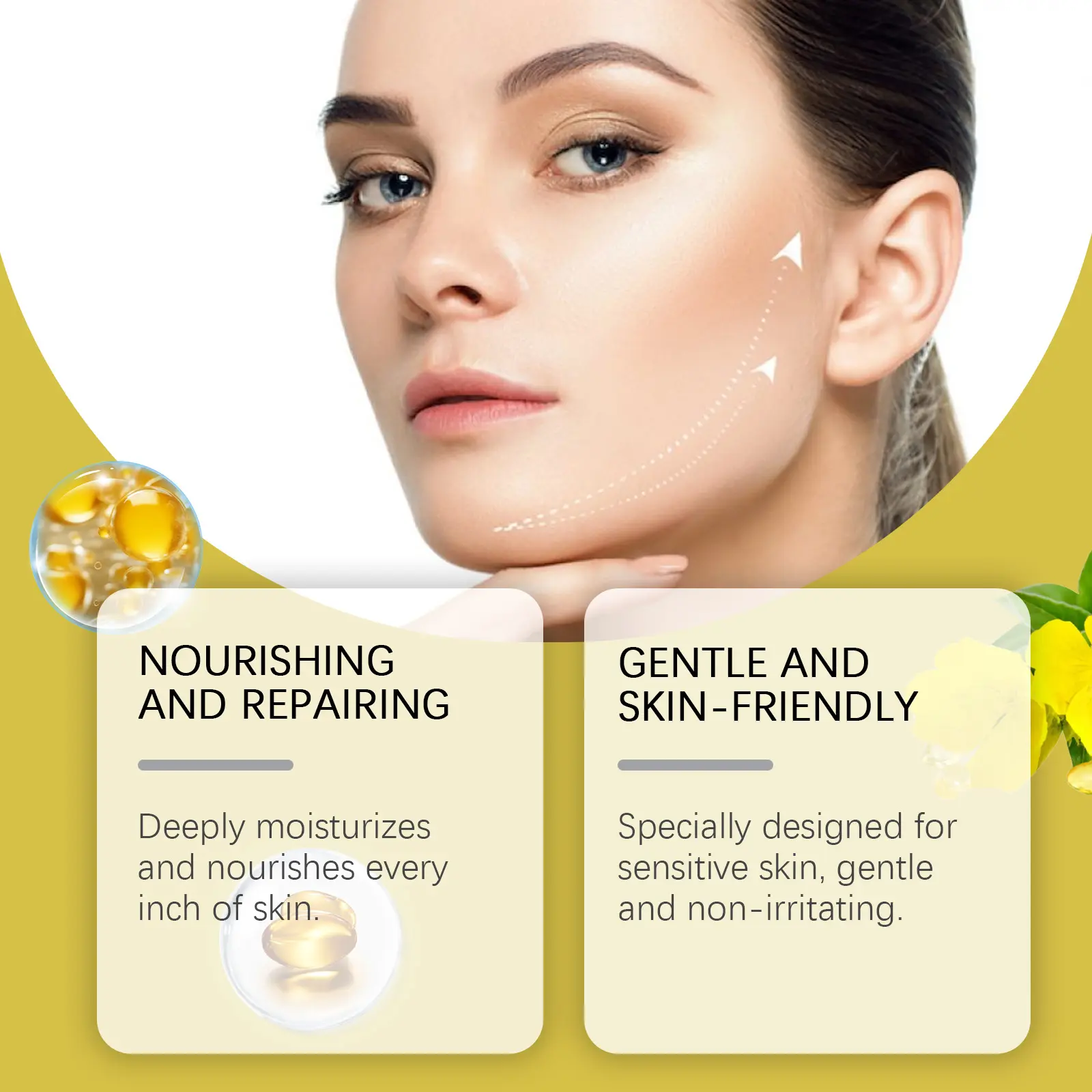 Evening Primrose Facial Oil for Anti-Wrinkle & Firming - West&Month 6 primrose oil moisturize anti wrinkle firm West Month 239 4126