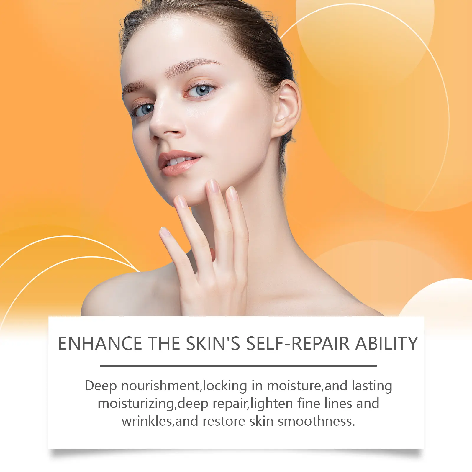 Moisturizing Facial Serum with Hyaluronic Acid & Vitamin C - West&Month 7 professional facial serum gentle moisturize daily West Month 465 7147