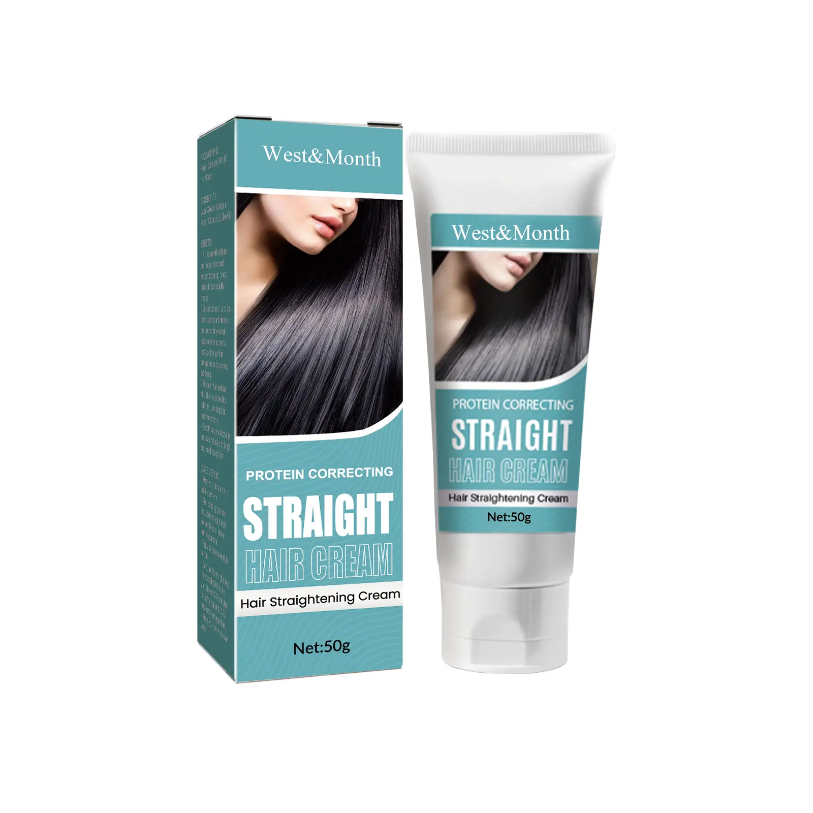 West&Month Hair Repair Cream Review: My Real Results on Damaged Hair 2 Close-up of the cream's texture on my hand