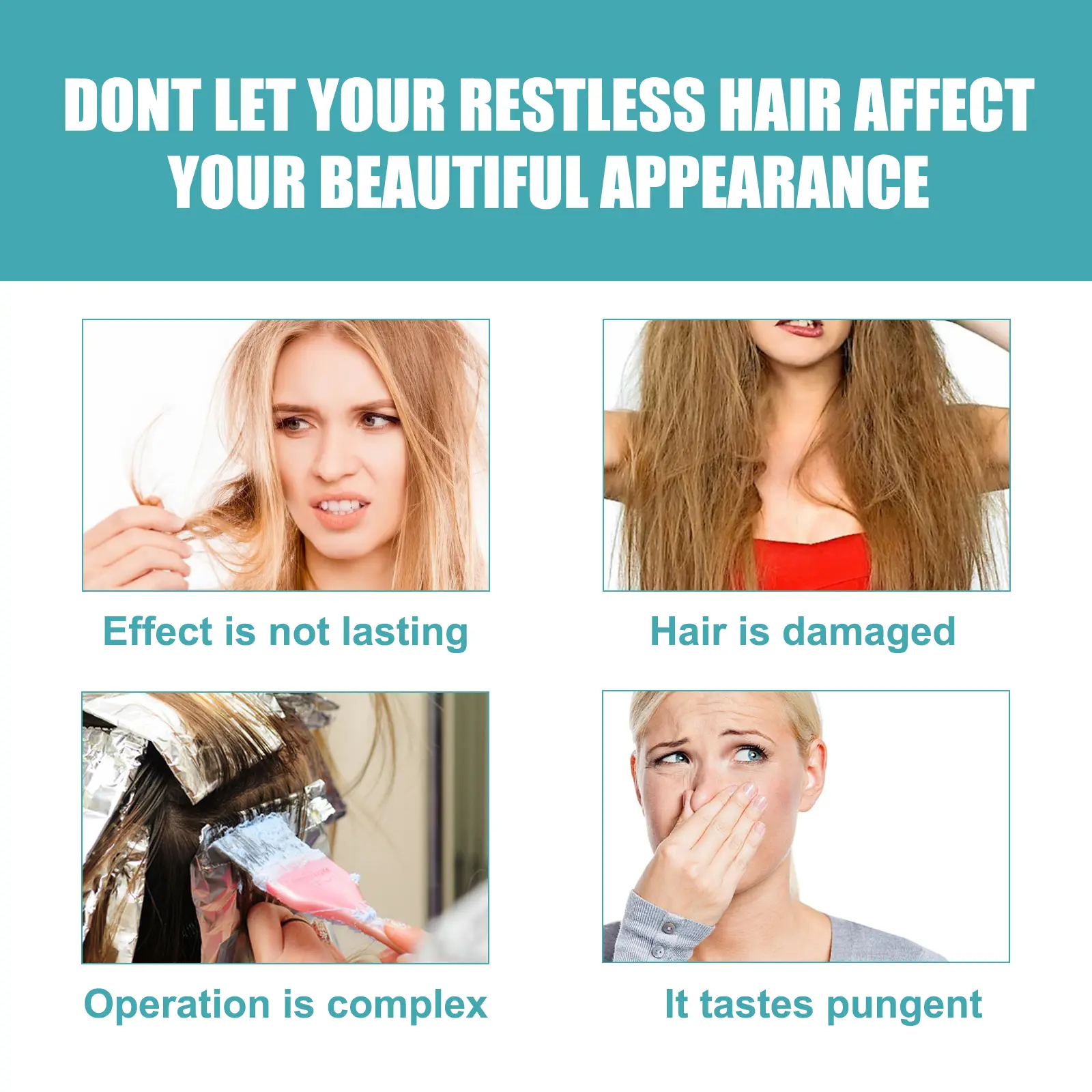 Protein Straight Hair Repair Cream for Damaged Hair Smoothness & Shine 6 protein straight hair cream repair damaged West Month 235 4070