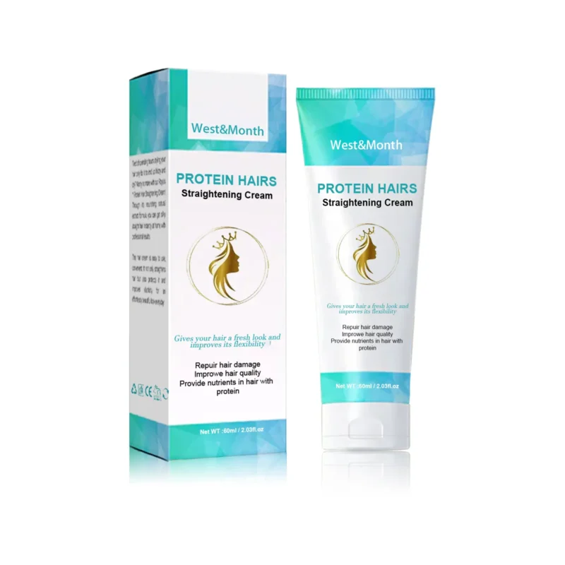 protein straightening cream long lasting repair damage West Month 442 6809