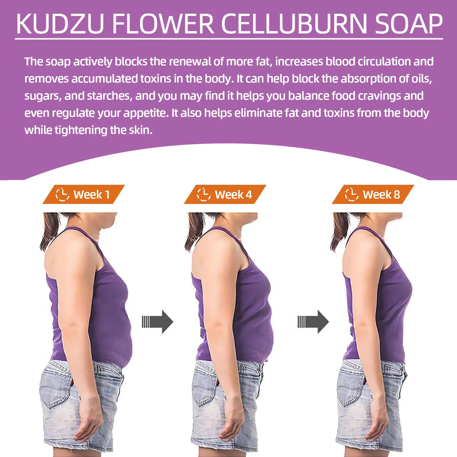 Puerariae Flower Body Soap for Brightening & Hydration - West&Month 7 puerariae flower soap clean firm shape body West Month 515 7874