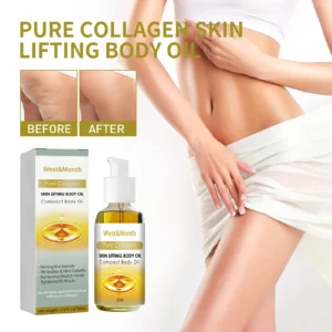 West&Month Pure Collagen Body Oil for Skin Firming & Hydration
