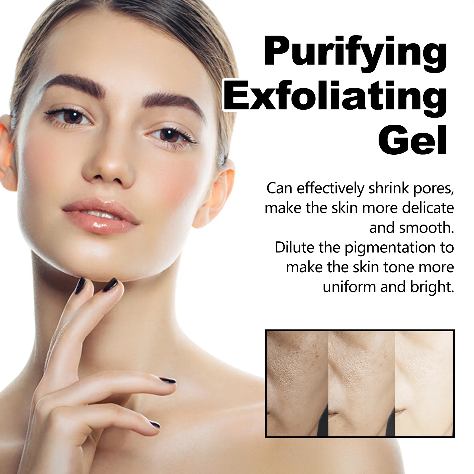 Purifying Exfoliating Gel for Brightening & Pore Refining - West 5 purifying exfoliating gel clean bright skin West Month 041 1628