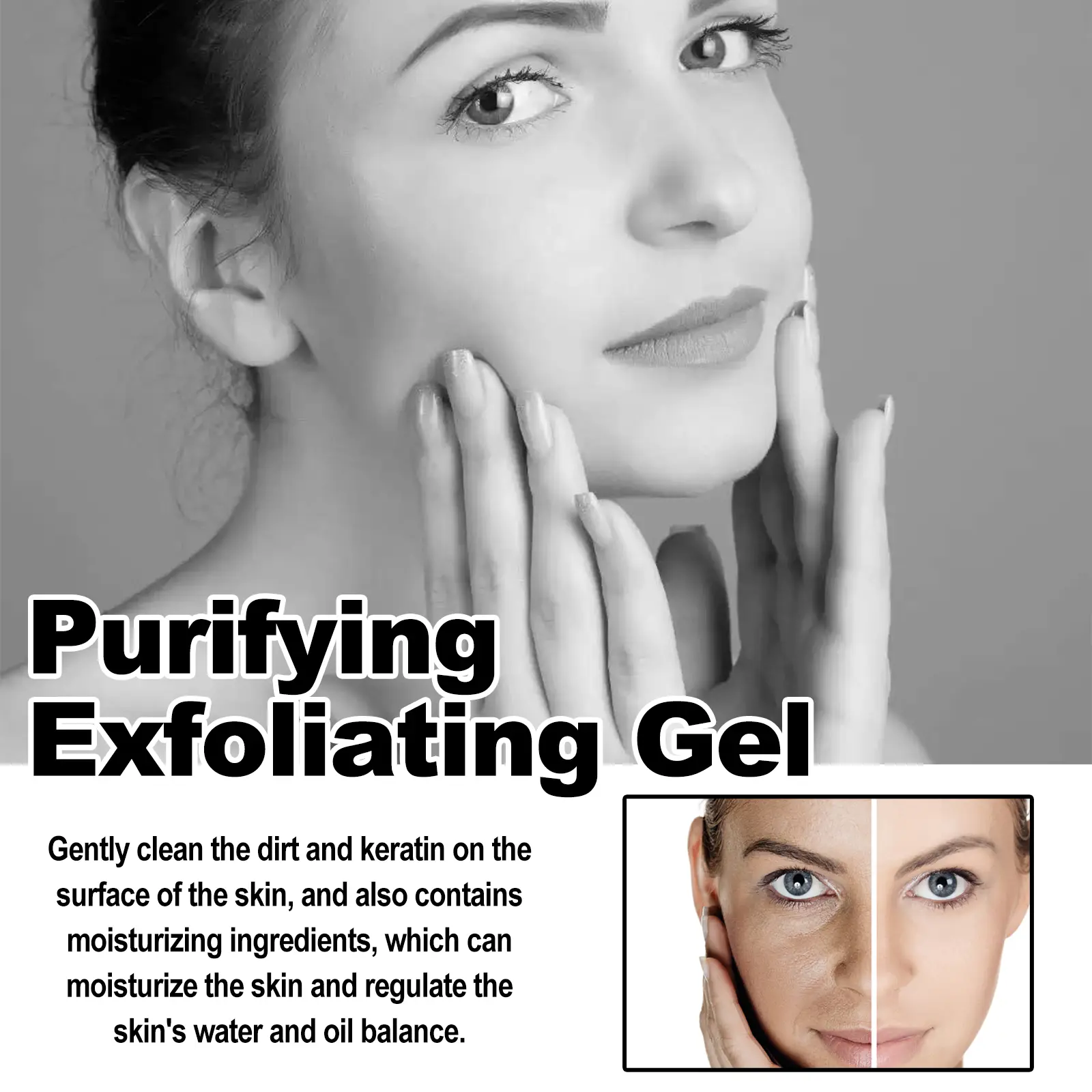 Purifying Exfoliating Gel for Brightening & Pore Refining - West 7 purifying exfoliating gel clean bright skin West Month 041 1630