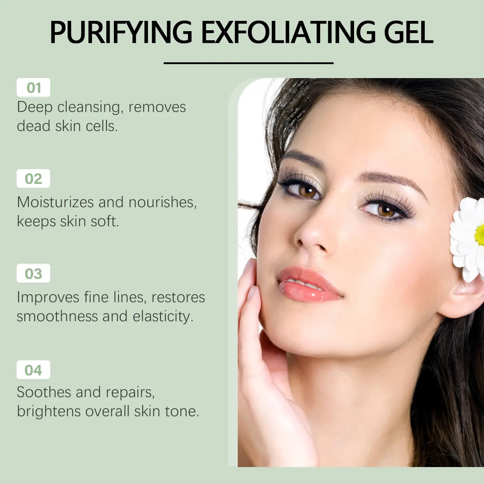 Purifying Exfoliating Gel for Dry Skin and Pores - West&Month 11 purifying exfoliating gel improve dull clean pores West Month 167 3201