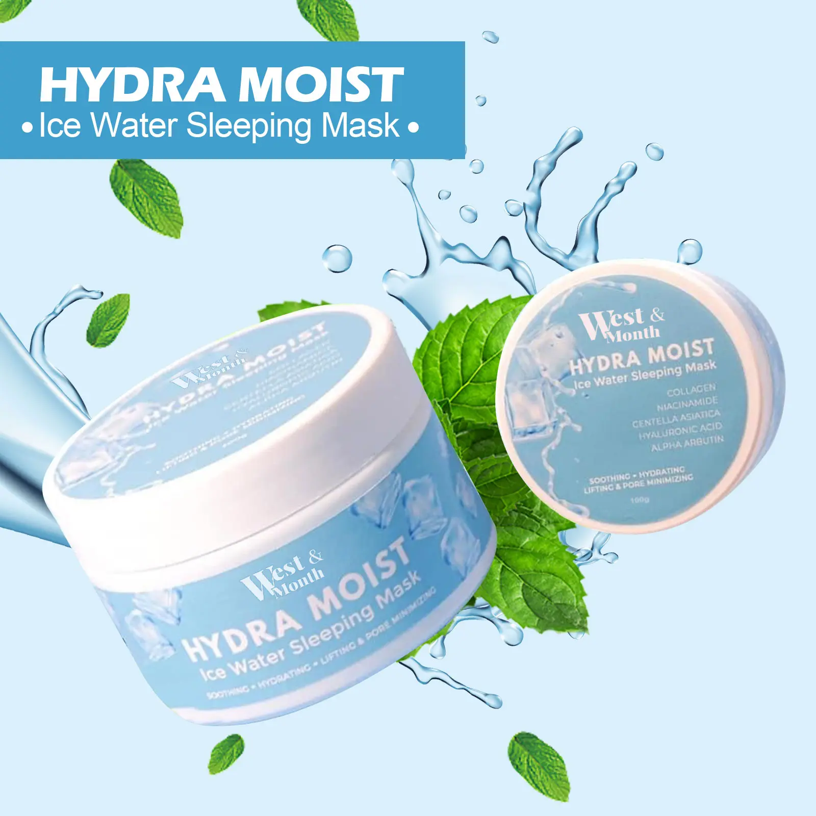 Rejuvenating Sleep Mask for Deep Pore Cleansing & Hydration - West&Month 7 rejuvenating sleep mask clean pores hydrate West Month 139 2852
