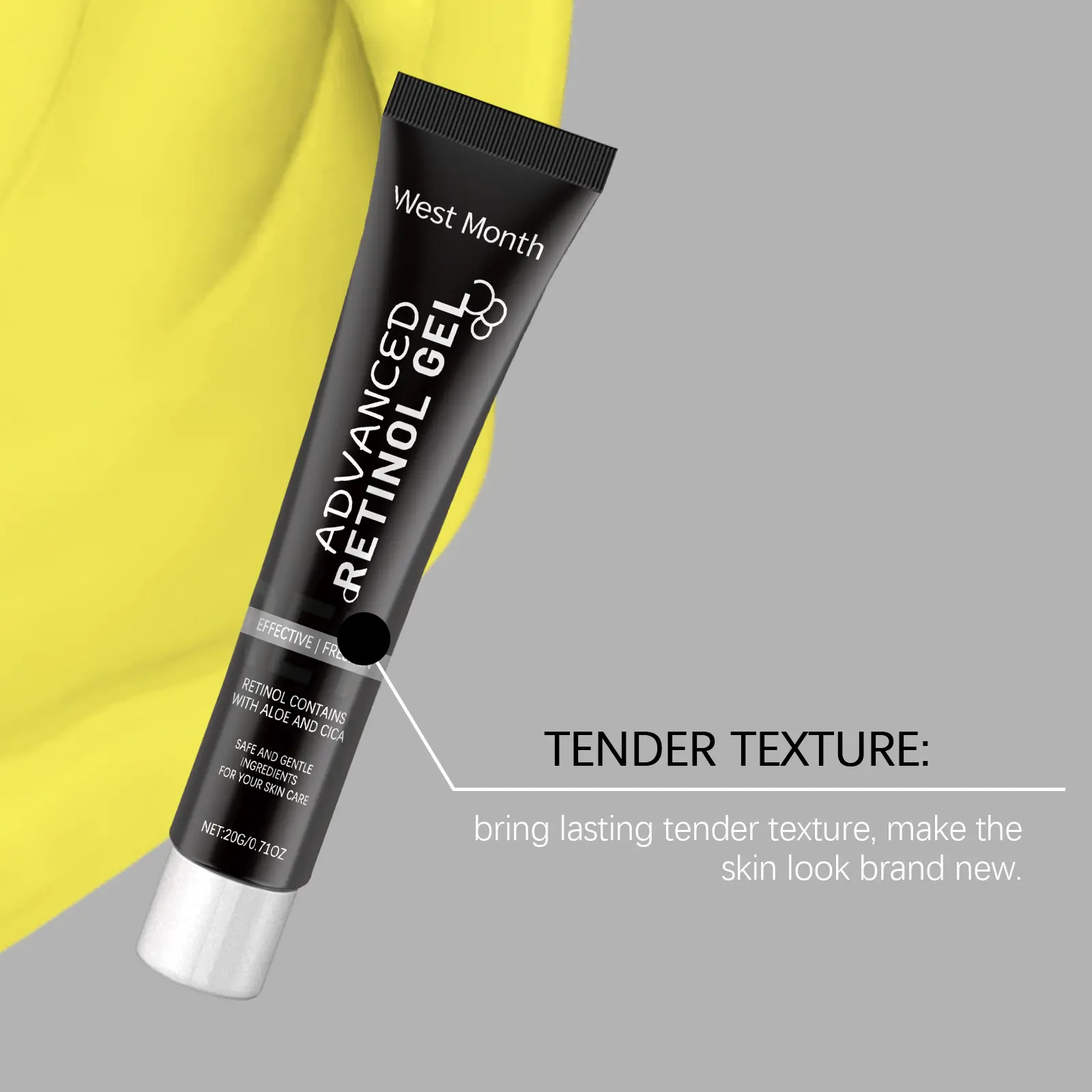 Retinol Face Cream for Moisturizing & Brightening - West&Month 7 retinol care cream moisturize brighten rejuvenate West Month 672 9581