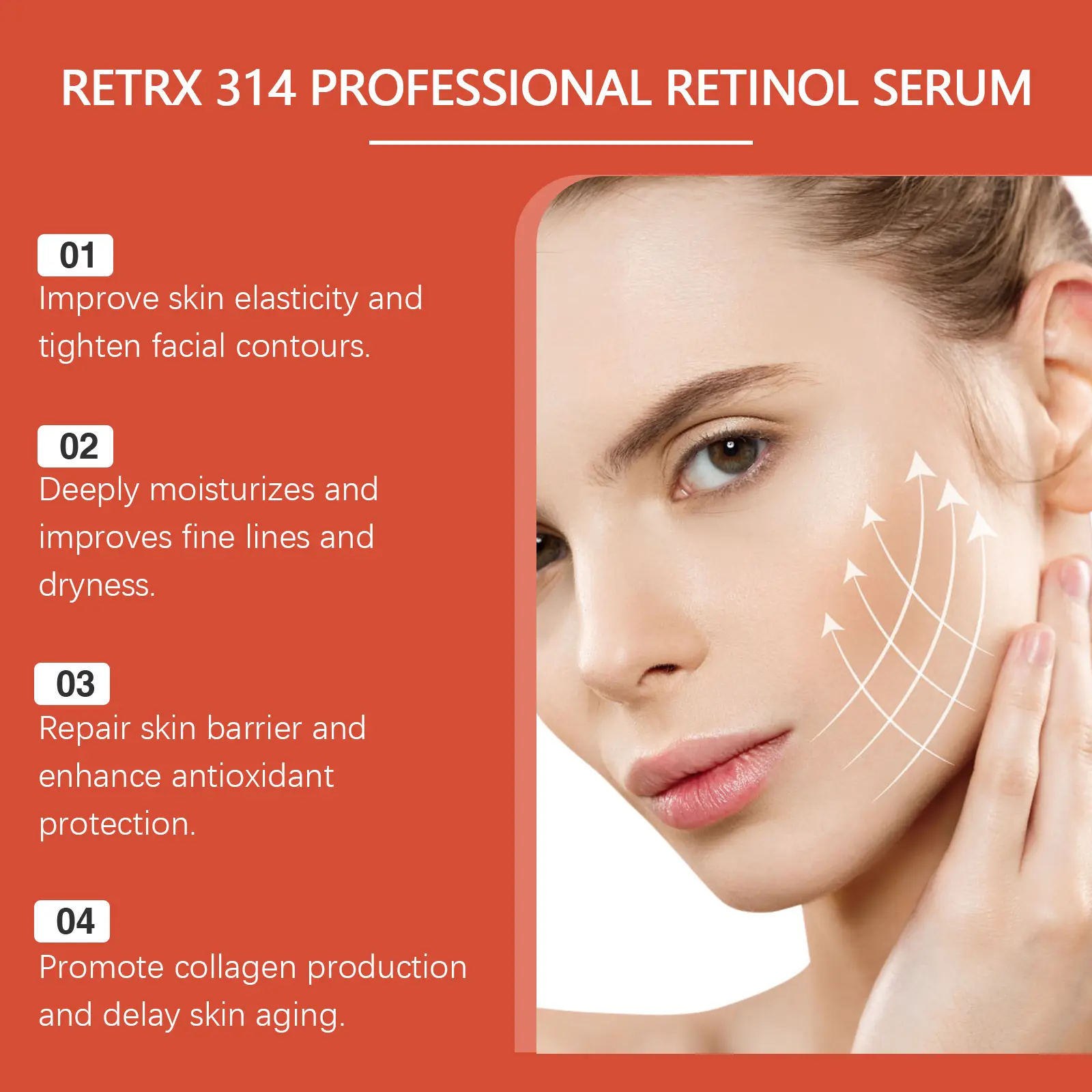 Retinol Facial Essence Hydrating & Firming Serum - West 10 retinol essence facial hydrate nourish improve West Month 153 3034