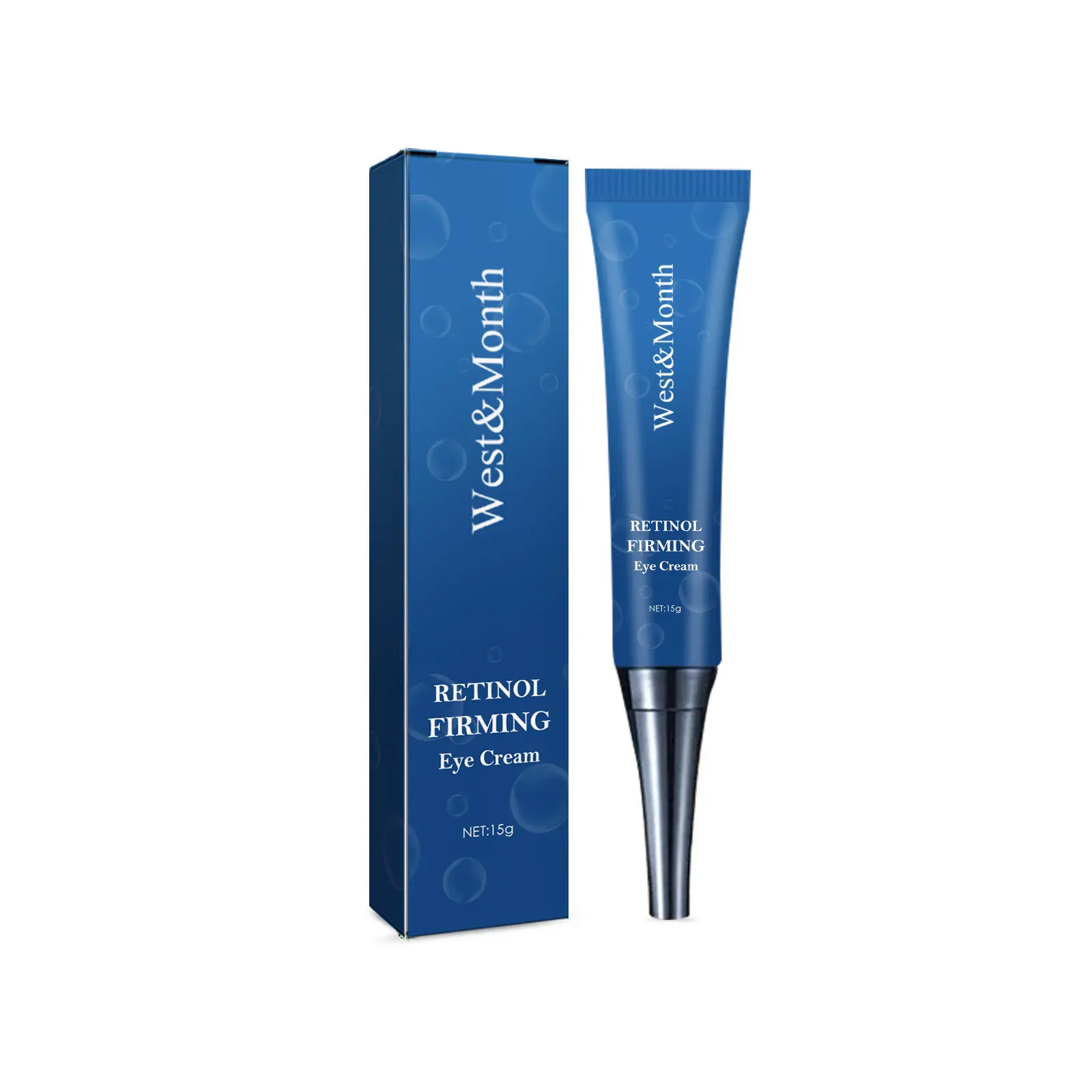 West&Month Retinol Eye Cream Review: My Late-Night Savior? 2 Close-up of West&Month Retinol Eye Cream texture on finger
