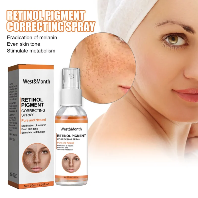retinol spray lighten spots moisturize whiten West Month 329 5246