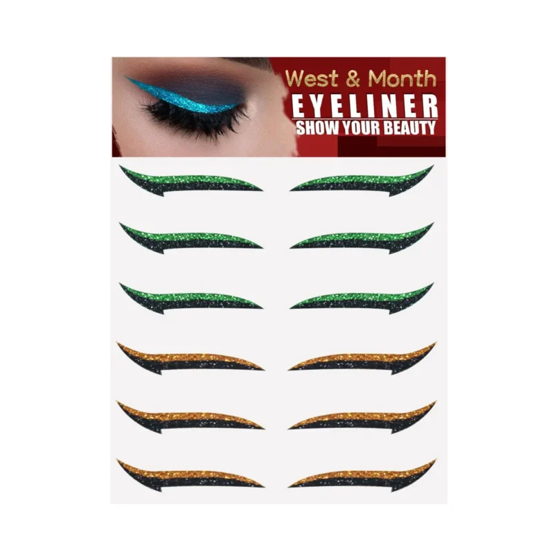 reusable eyeliner stickers stage makeup West Month 268 11402