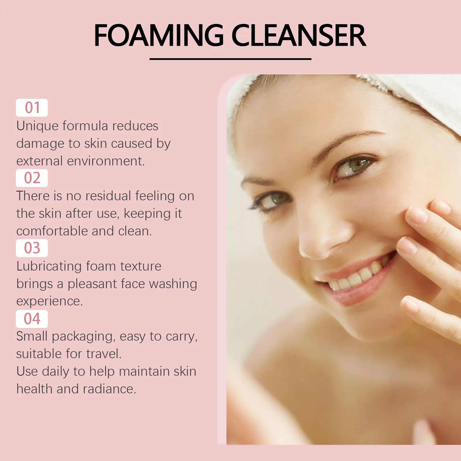 Rice Cleanser Face Wash for Moisturizing & Glowing Skin - West&Month 5 rice cleanser moisturize clean brighten West Month 123 2647