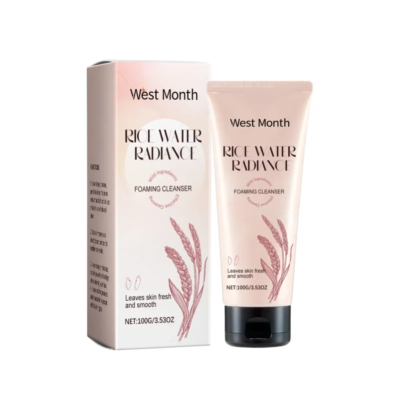 rice essence cleanser deep clean moisturizing West Month 748 10510