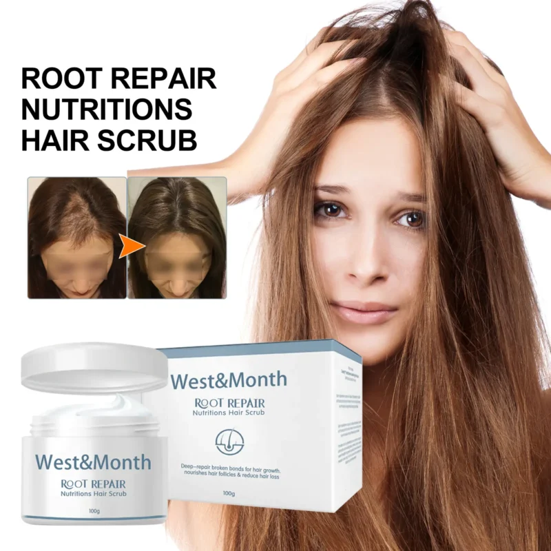 root repair scrub moisturizing anti loss West Month 690 9763
