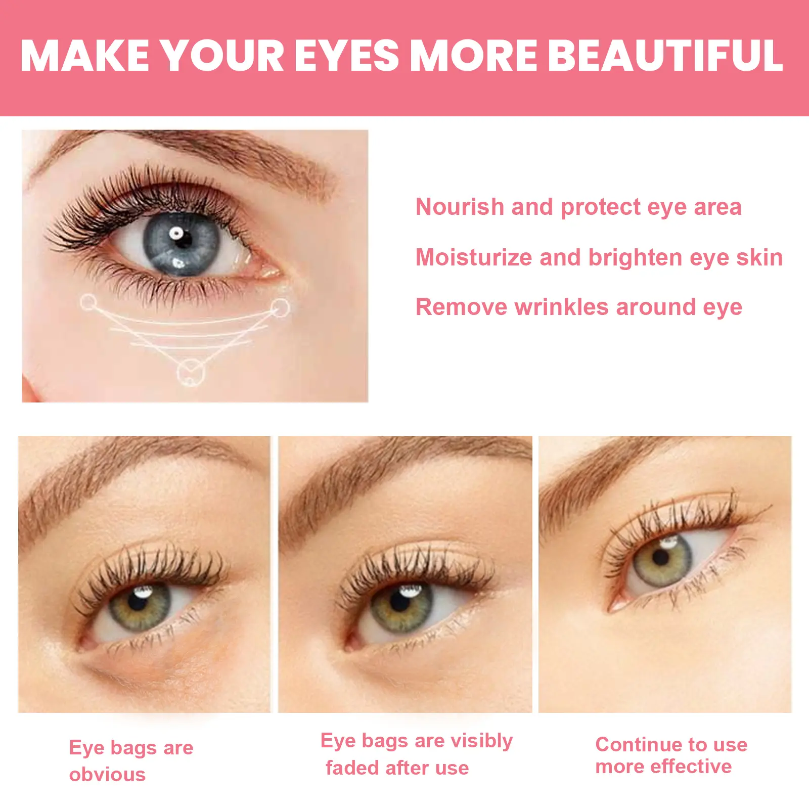 Rosehip Eye Cream Stick for Dark Circles & Firming - West&Month 7 rosehip eye cream stick moisturize light line West Month 036 1567