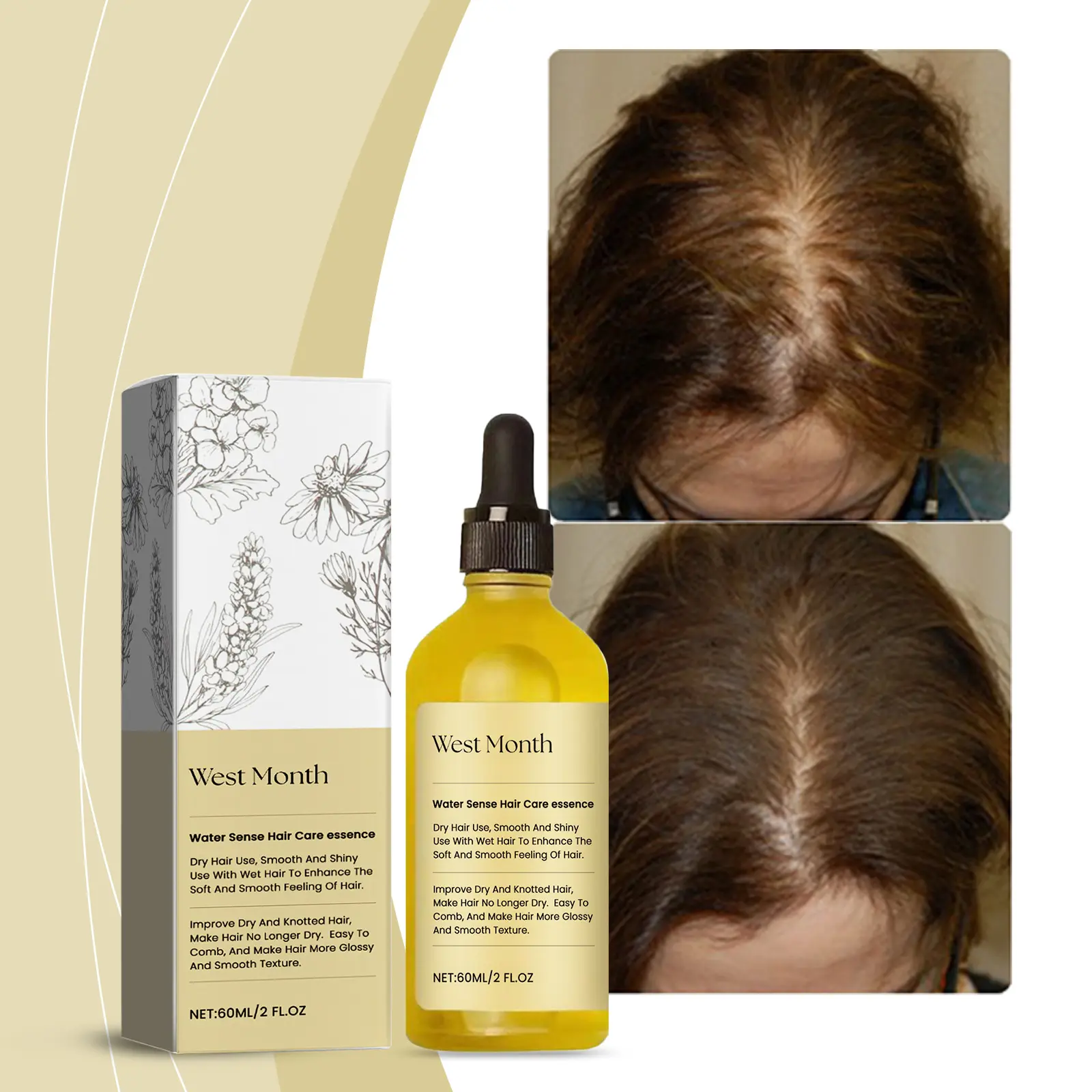 Rosemary Hair Oil Nourishing Essential Oil by West&Month 2 rosemary hair oil nourish gentle West Month 213 3780