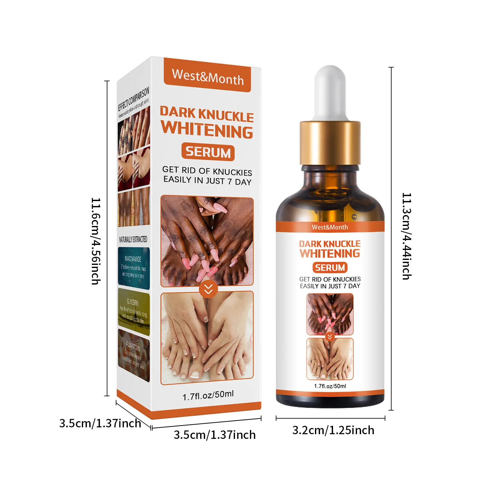 Skin Brightening Essence for Dark Spots on Knees & Elbows - West 1 skin blackening essence brightening remove melanin West Month 075 2033
